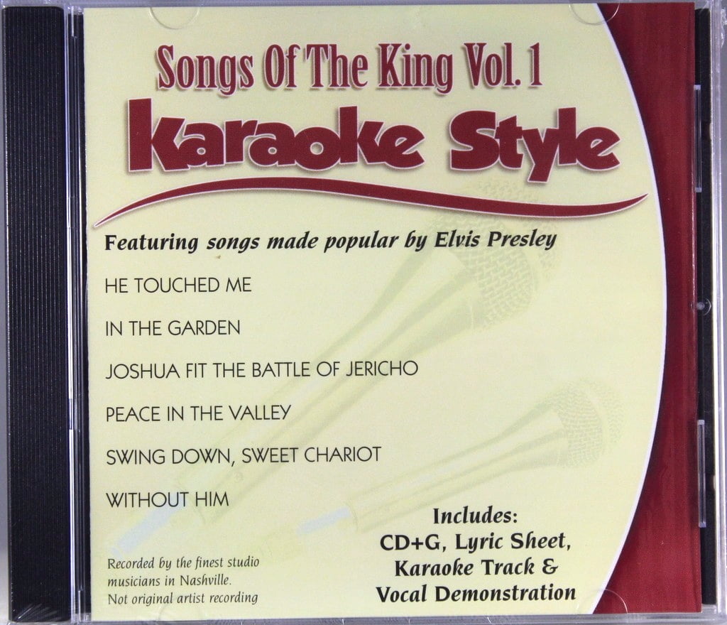 Elvis Presley Songs of the King Christian Karaoke Collection (4-Disc Set, 24 Tracks) nfd3p