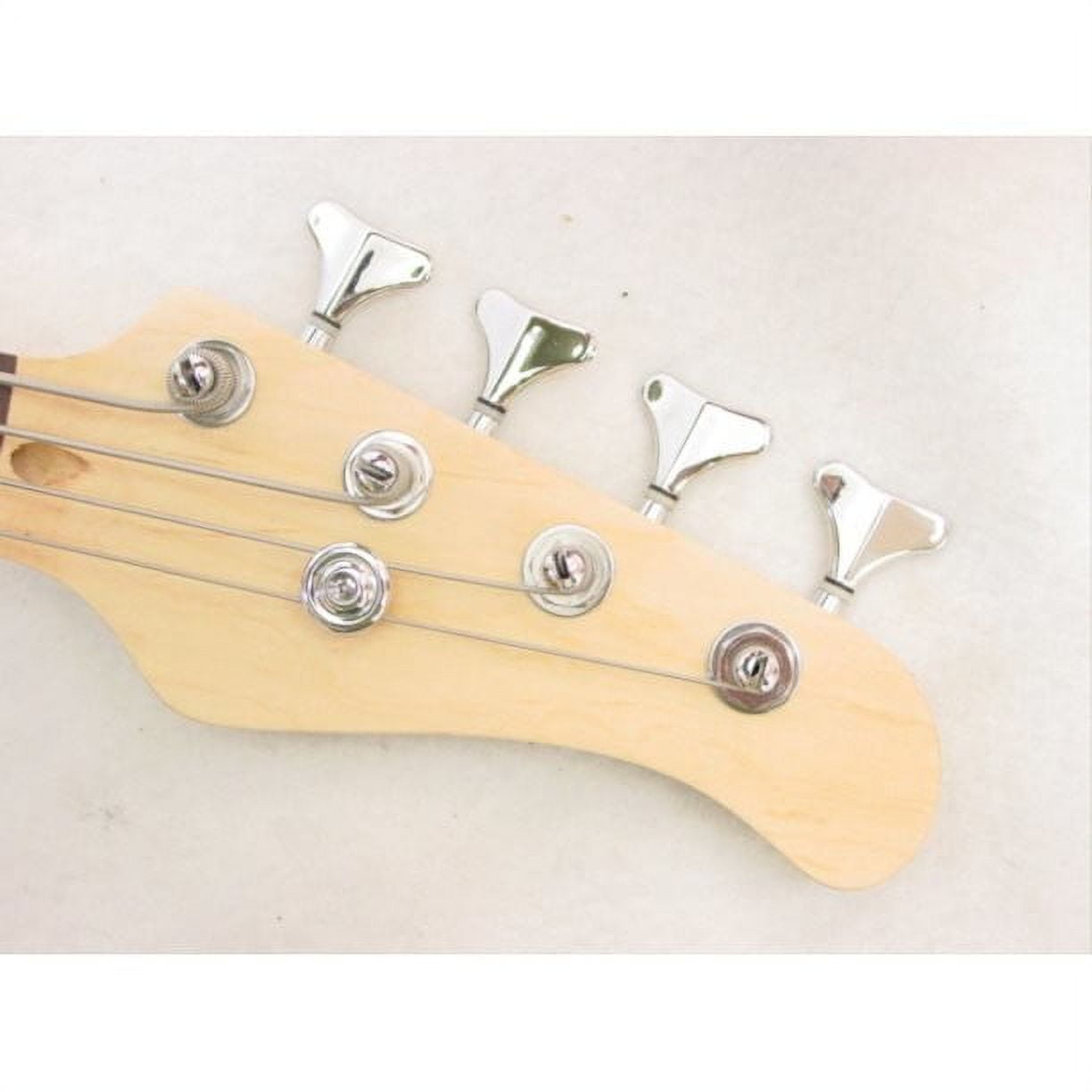 EDMBG Electric Bass Guitar for Kids, Small Scale Mini Instrument (Red, 36 in) e9s5i