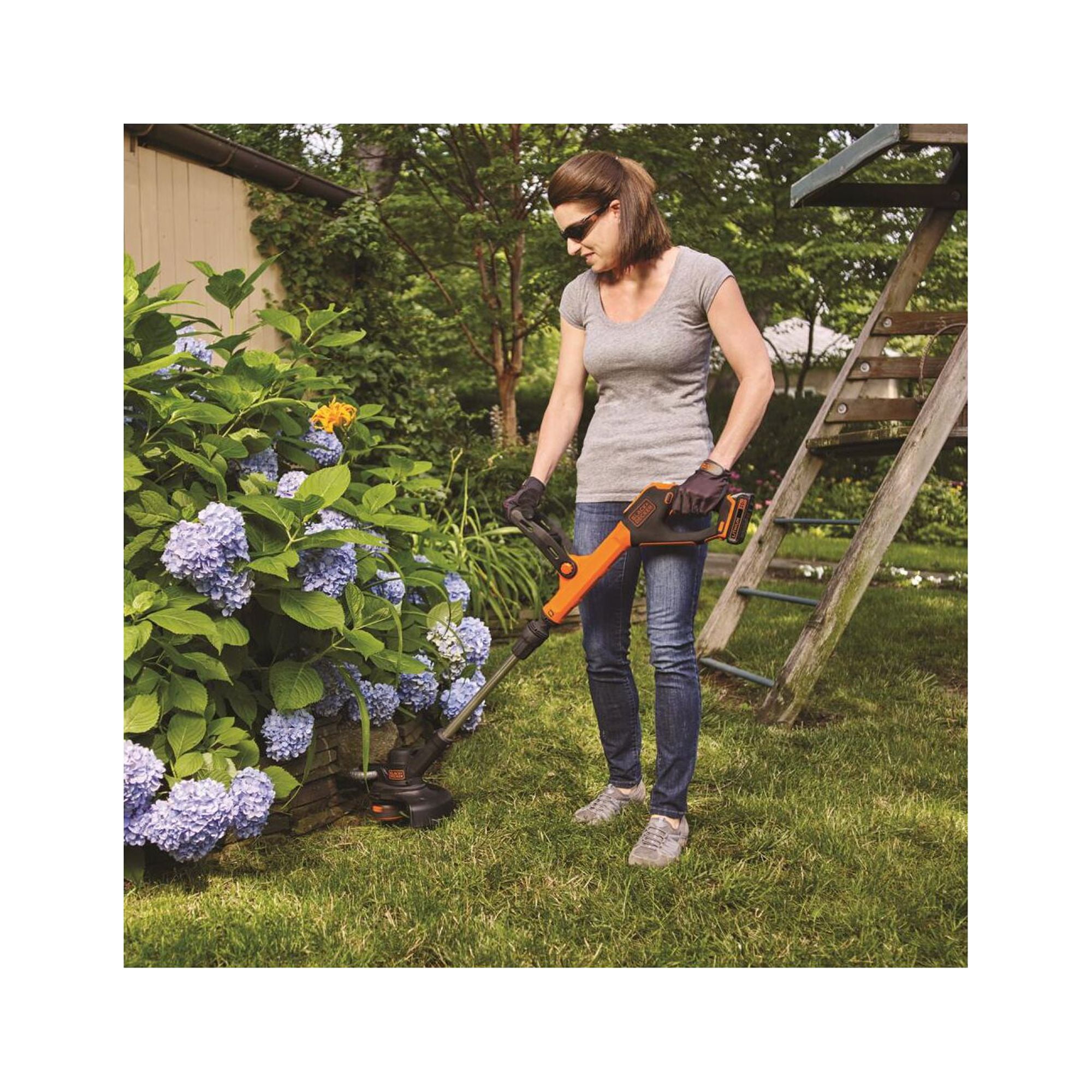 BLACK+DECKER 20V MAX Cordless String Trimmer and Edger Kit (Black, 12 in) iptol