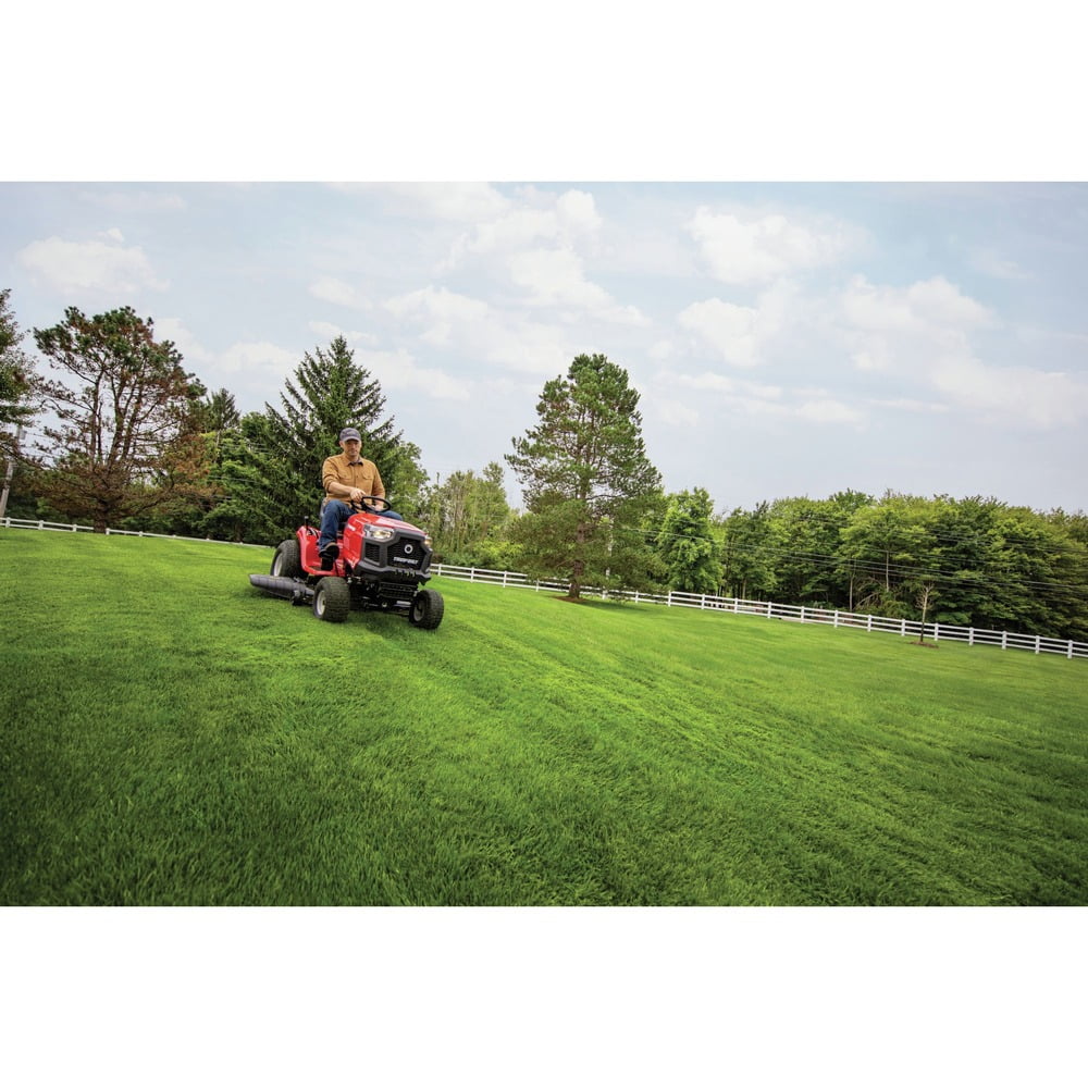 Troy-Bilt Bronco 42 in. Riding Gas Lawn Mower (547cc Engine, 42 in. Cutting Deck) helju