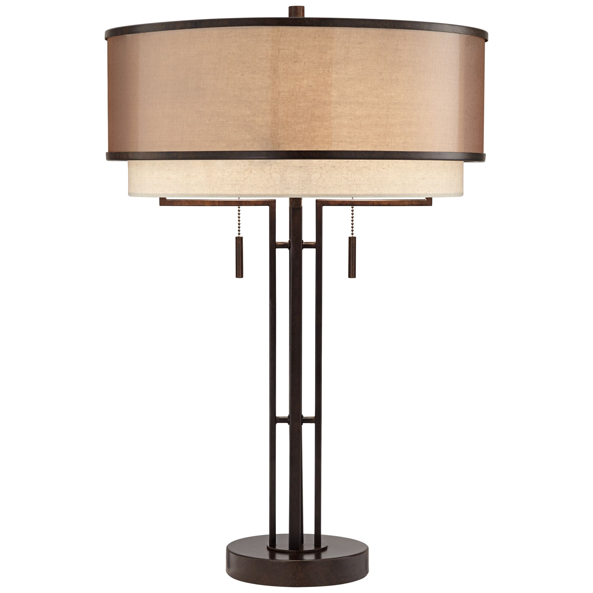 Franklin Iron Works Andes Modern Industrial Table Lamp (Oil Rubbed Bronze, 27.5 in) bzpe2