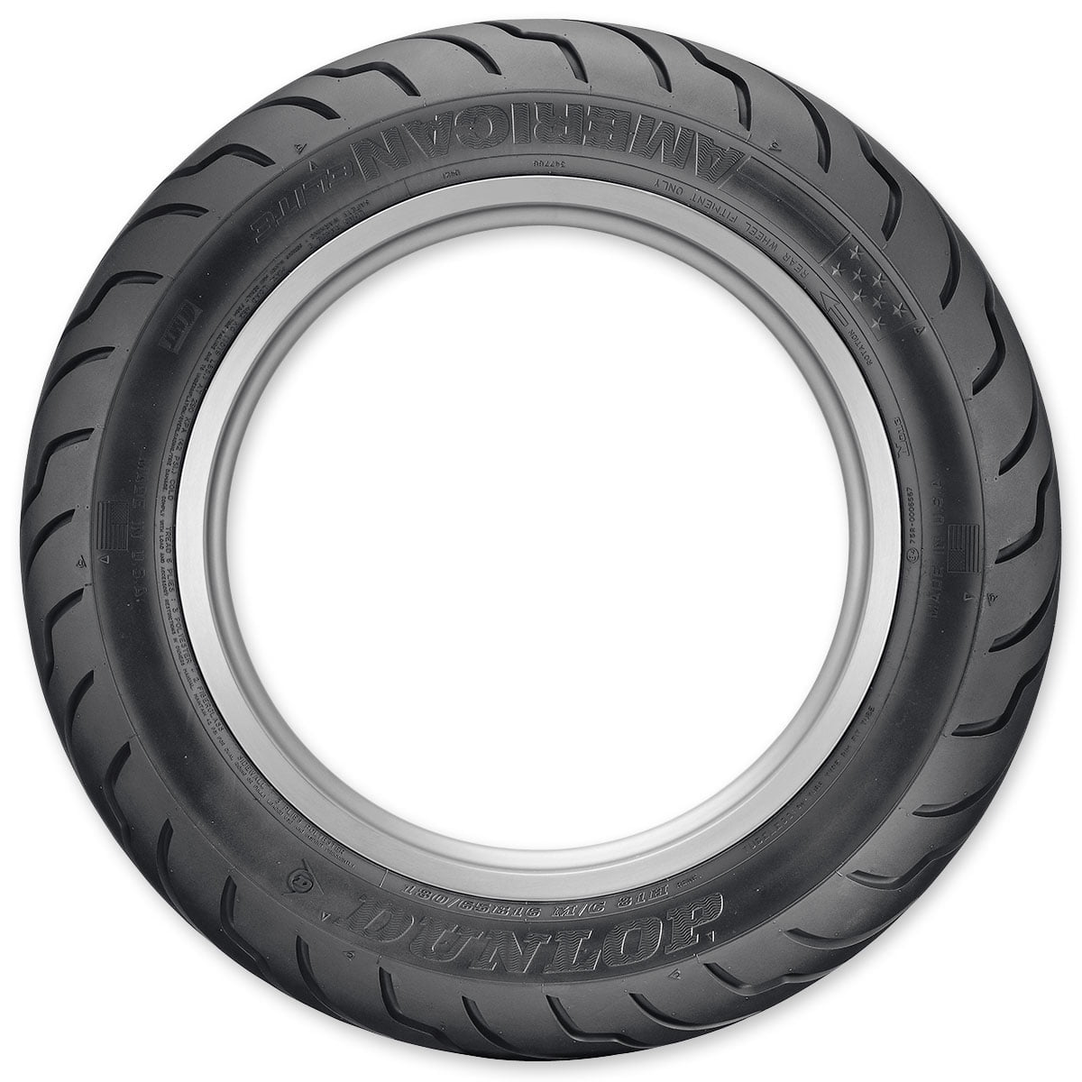 Dunlop American Elite 2 Rear Motorcycle Tire (Black, 180/65B-16 81H) efitn