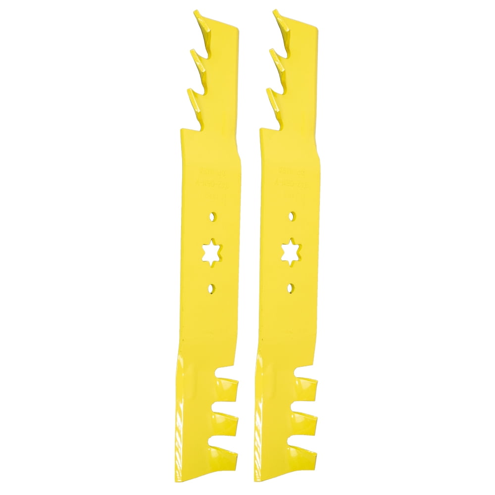 Cub Cadet 942-0611-X Replacement Star Mower Blade Set (16.28 in, 2 Pack) xh6h1