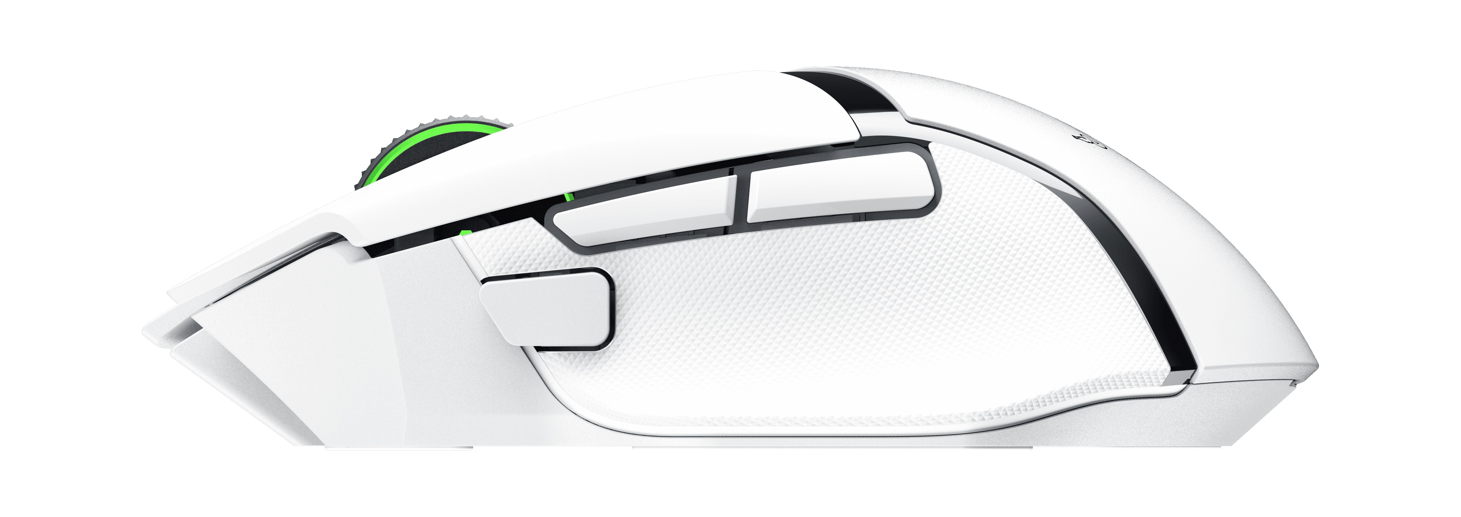 Razer Basilisk V3 X HyperSpeed Wireless Gaming Mouse, Ergonomic PC Gaming Mouse with Chroma RGB (White) bozym