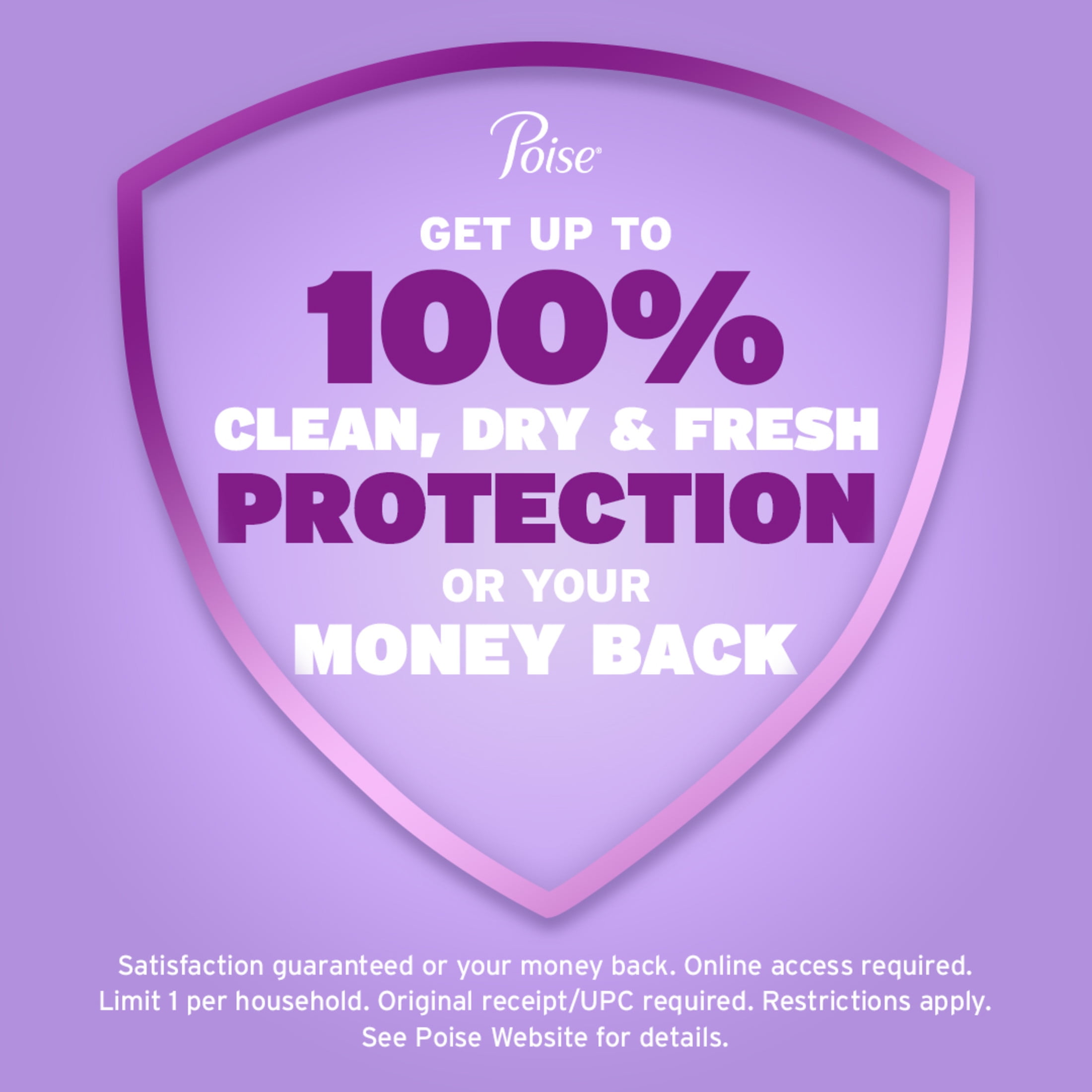 Poise Daily Incontinence Panty Liners, Very Light Absorbency, Regular Length (126 Count) 7milj