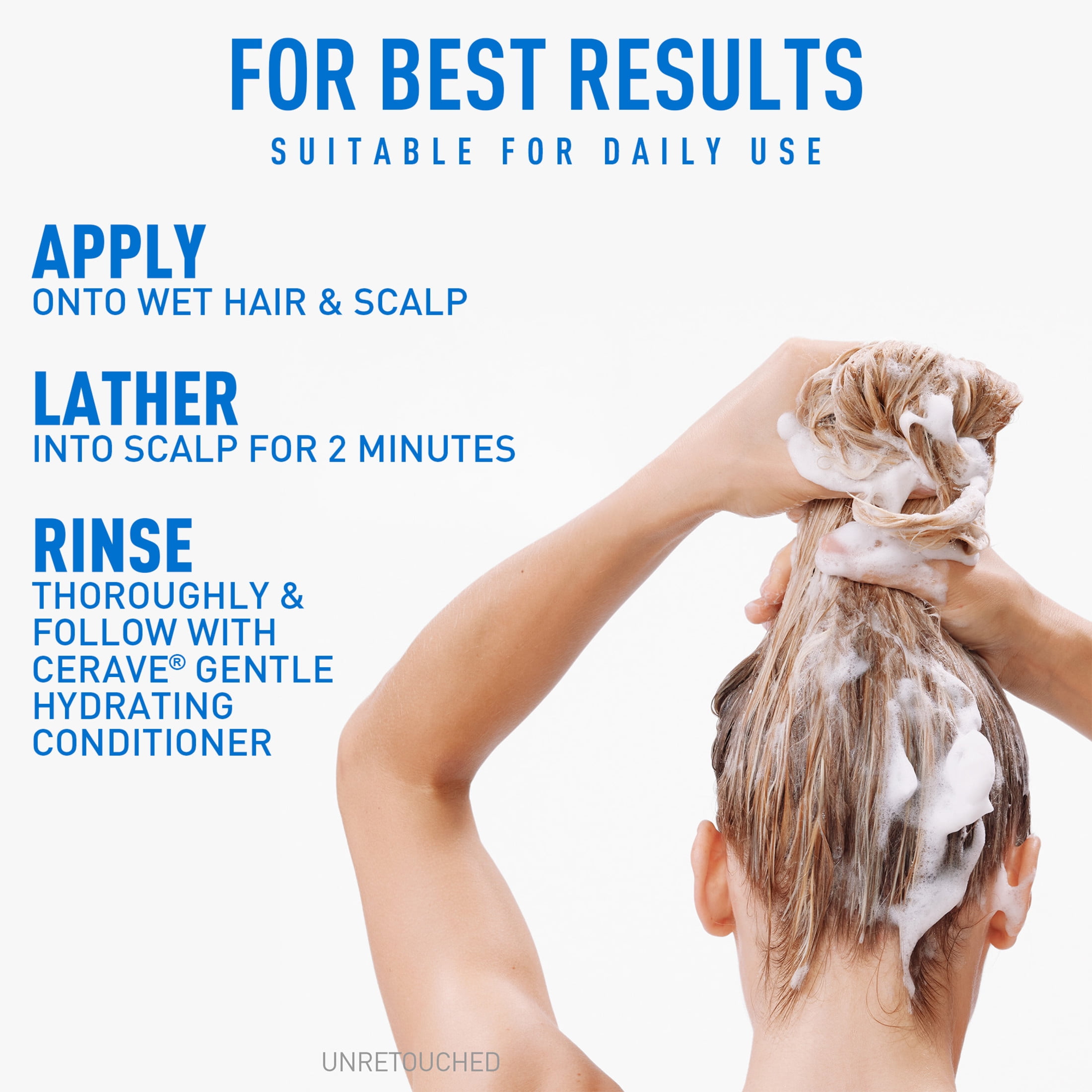 CeraVe Gentle Hydrating Shampoo for Normal to Dry Scalp and Hair (12 fl oz) wq9f1
