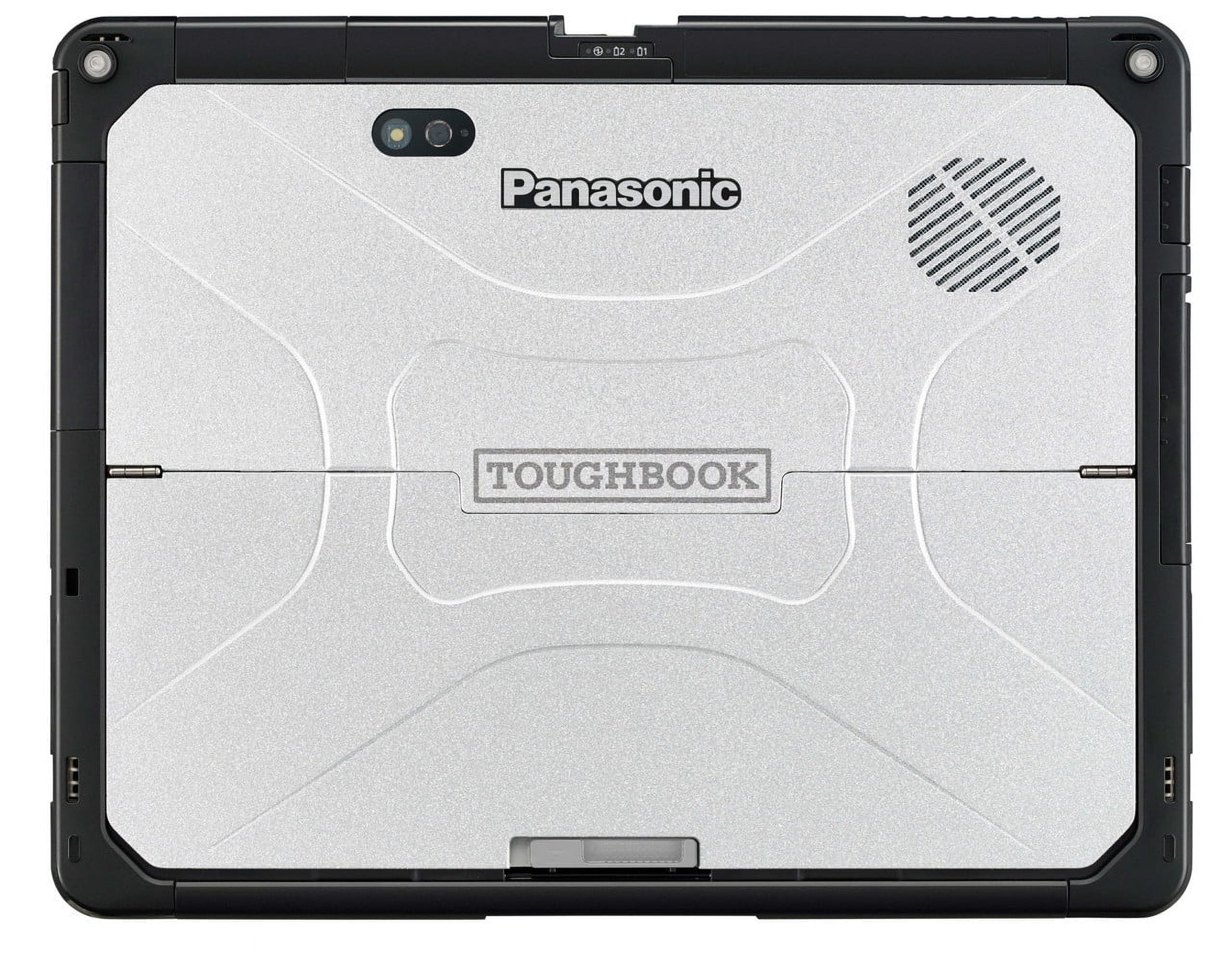 Panasonic TOUGHBOOK CF-33 Fully Rugged Tablet, Intel i5-7300U, 8GB RAM, 256GB SSD, 12 in Touchscreen, Windows 10 (Silver, 12 in) 82ifd