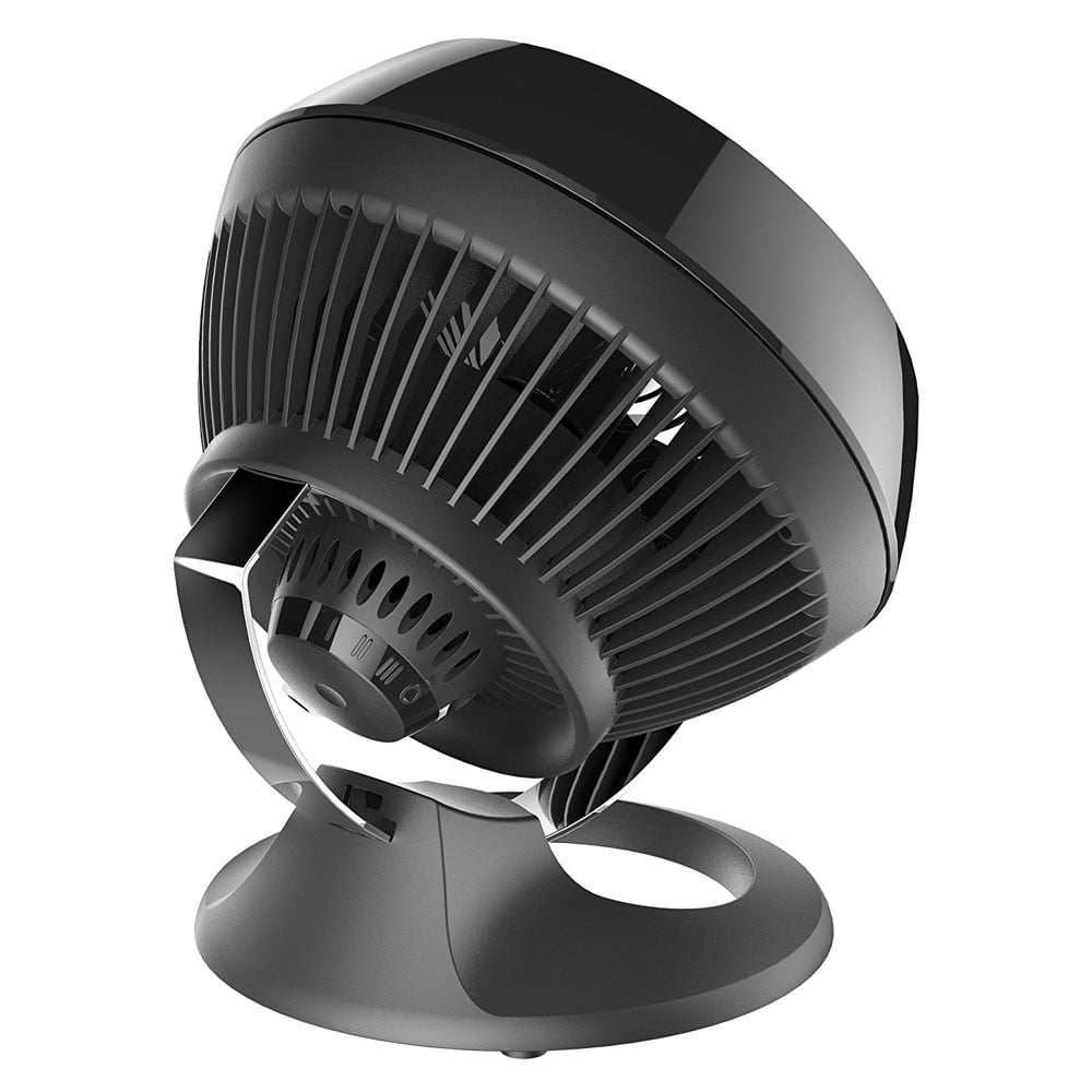 Vornado 460 Whole Room Air Circulator, Quiet Desktop Fan with 3 Speeds and Adjustable Tilt (Black) ewinj