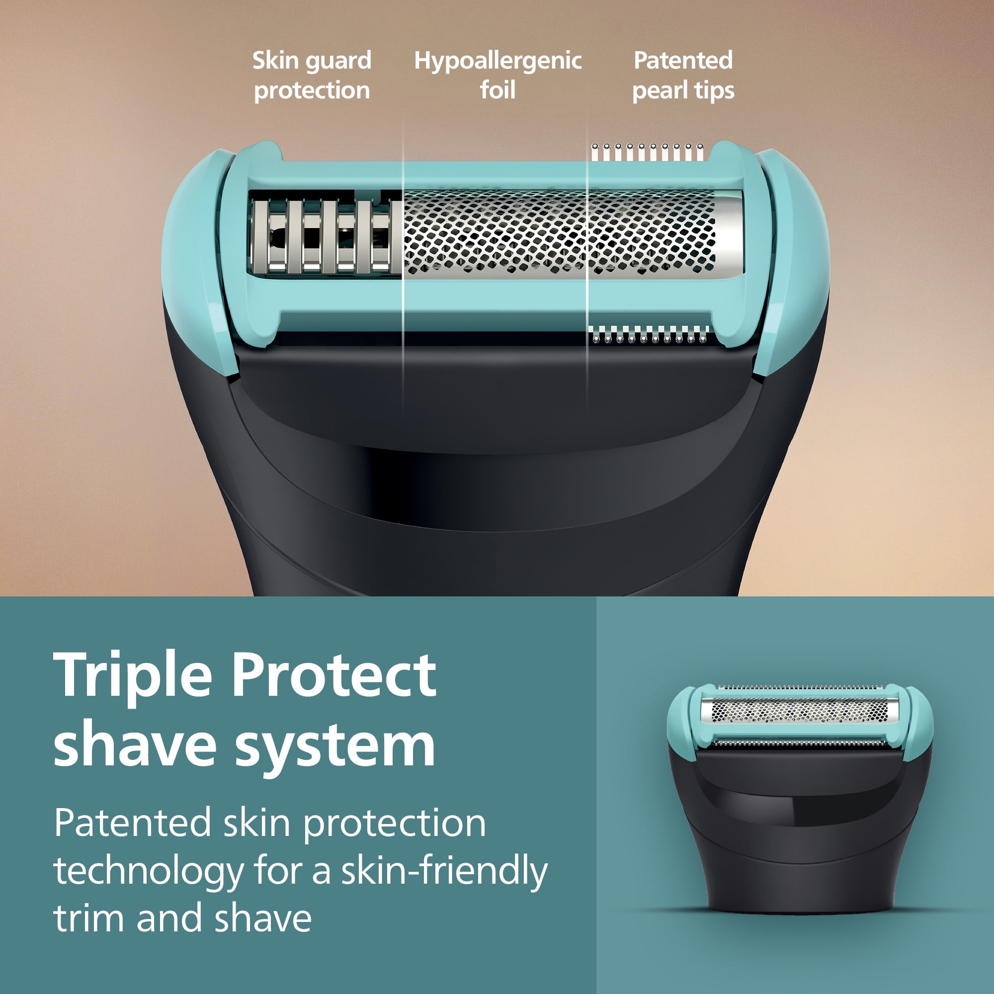 Philips Norelco Body Groomer 5000 Series, Electric Hair Trimmer & Shaver for Men (Black, 11 Length Settings) mys2a