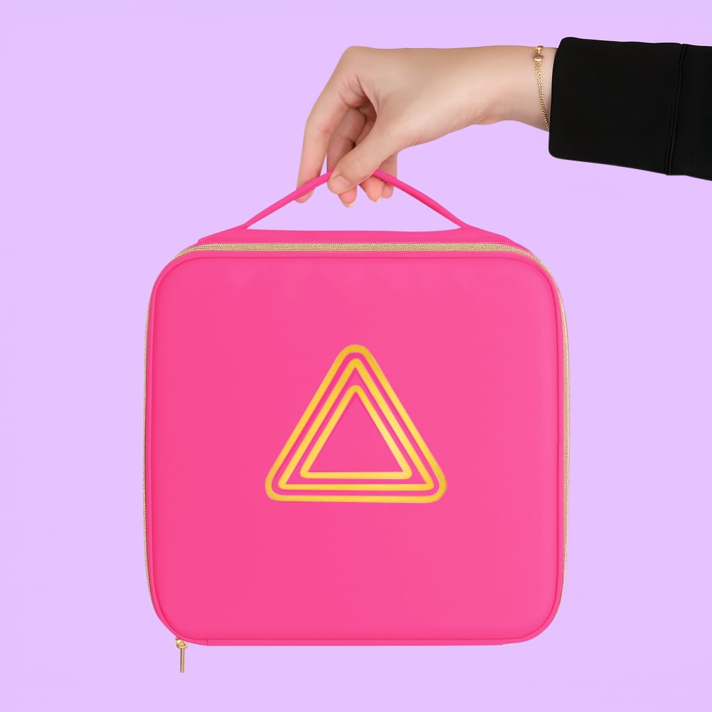 BLINGSTING Supercharged Roadside Emergency Kit for Drivers (Pink, 52-Piece Set) xh85g