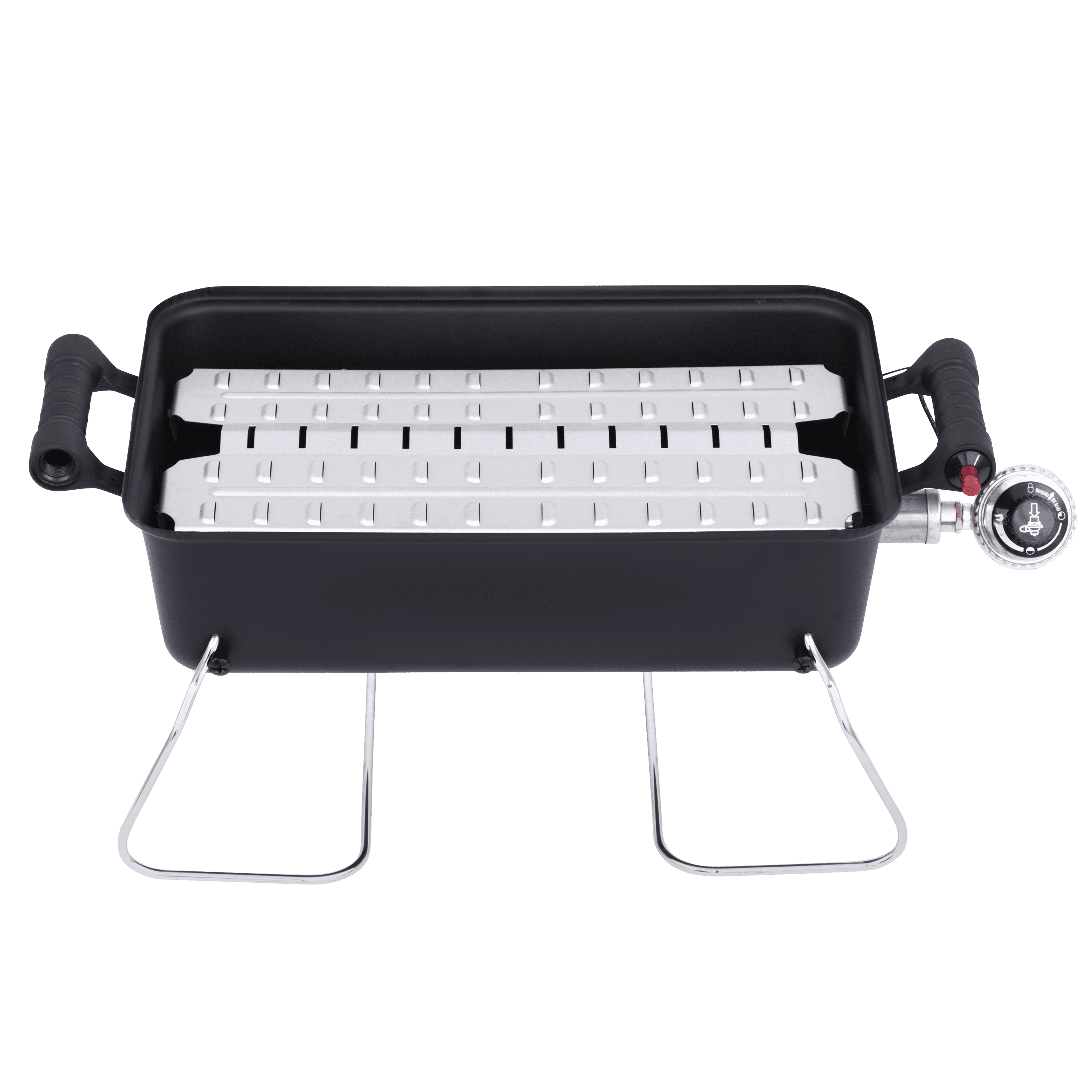 Charbroil 1-Burner Deluxe Portable Propane Gas Table Top Grill (Black, 190 sq in) qlety