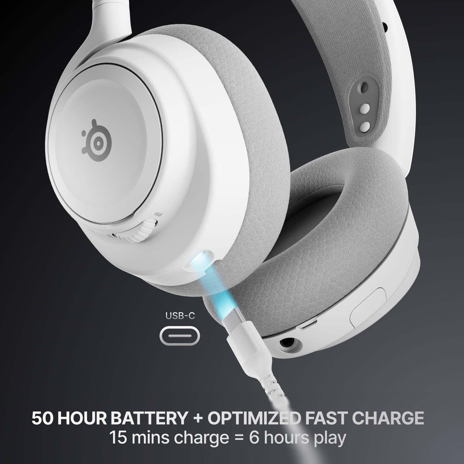 SteelSeries Arctis Nova 7X Wireless Gaming Headset (White, Multi-Platform) tadyi