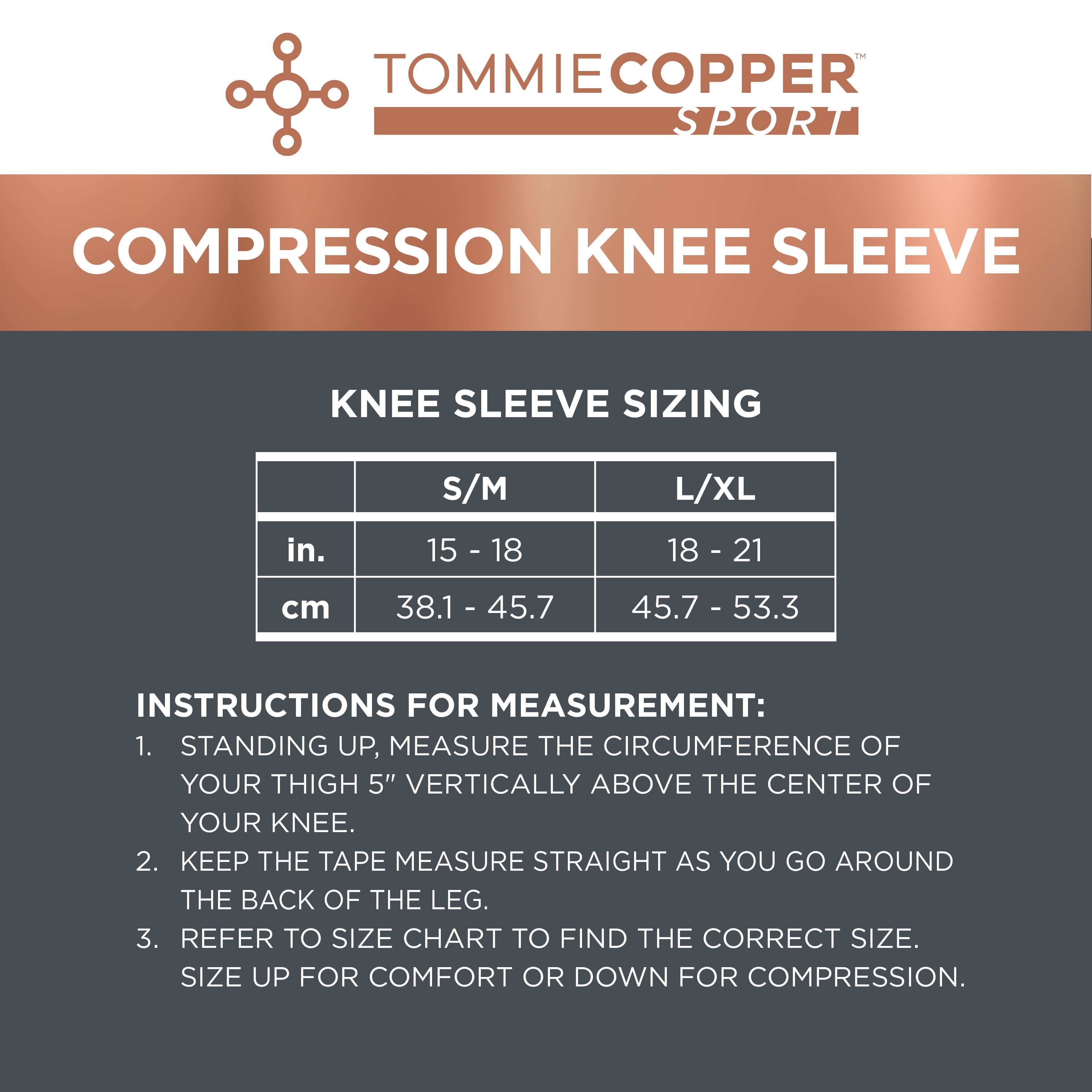 Tommie Copper Sport Compression Knee Sleeve, Targeted Support & 4D Stretch Fabric (Black, Small/Medium) hyfo7