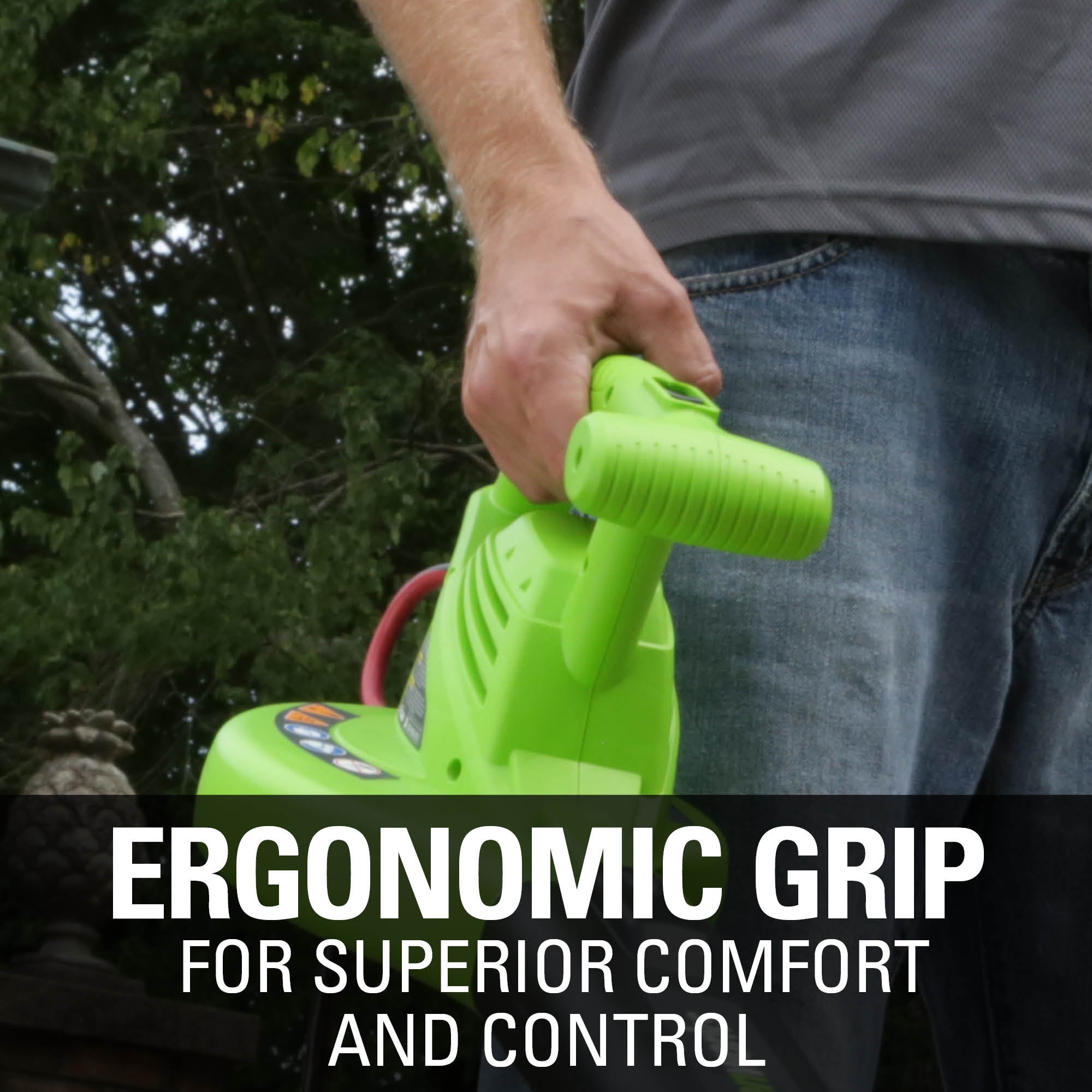 Greenworks 9 Amp Corded Electric Leaf Blower (170 CFM, 180 MPH) (4.5 lb) 6n40l