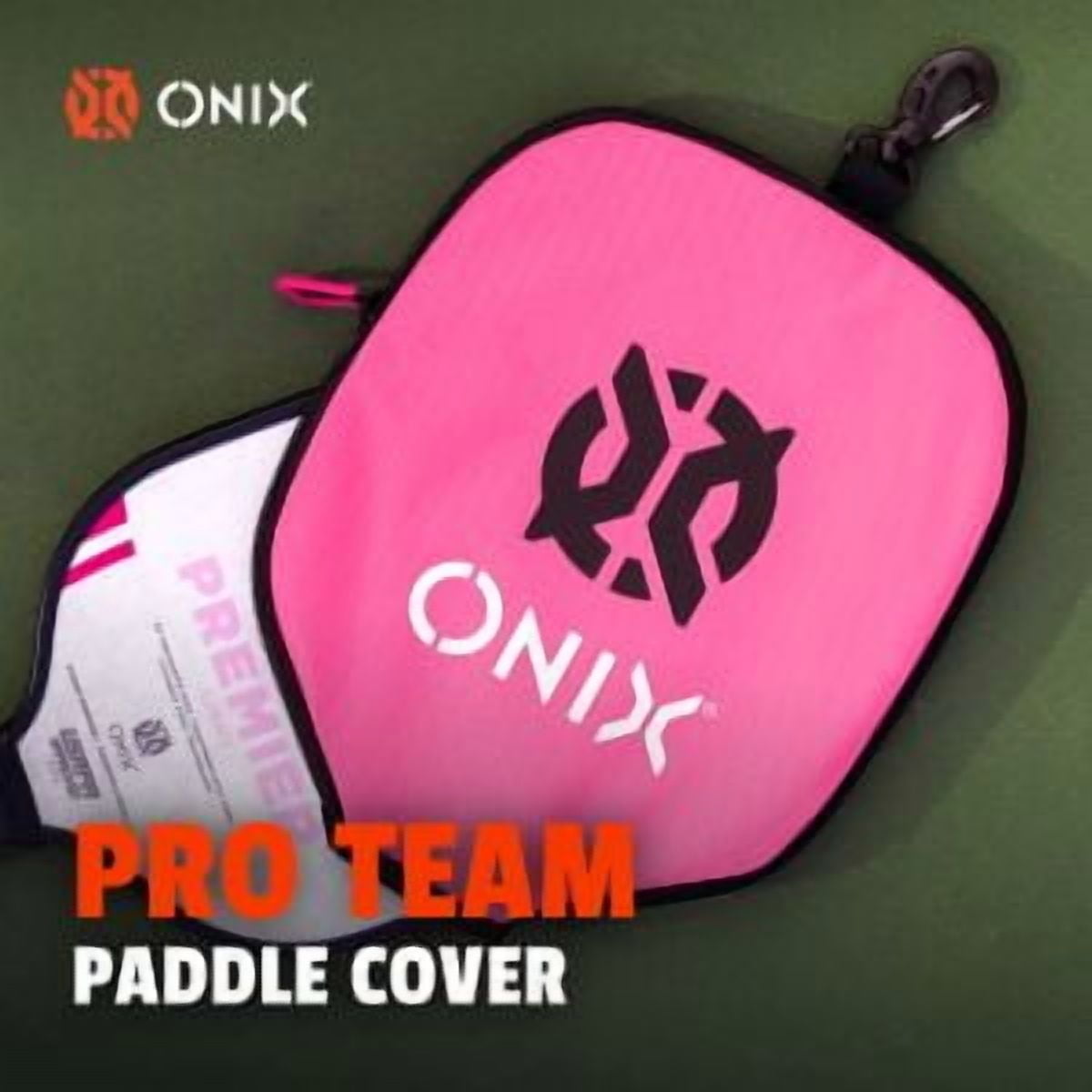 Onix Pickleball Pro Team Paddle Cover (Pink/Black, One Size) s5xn9