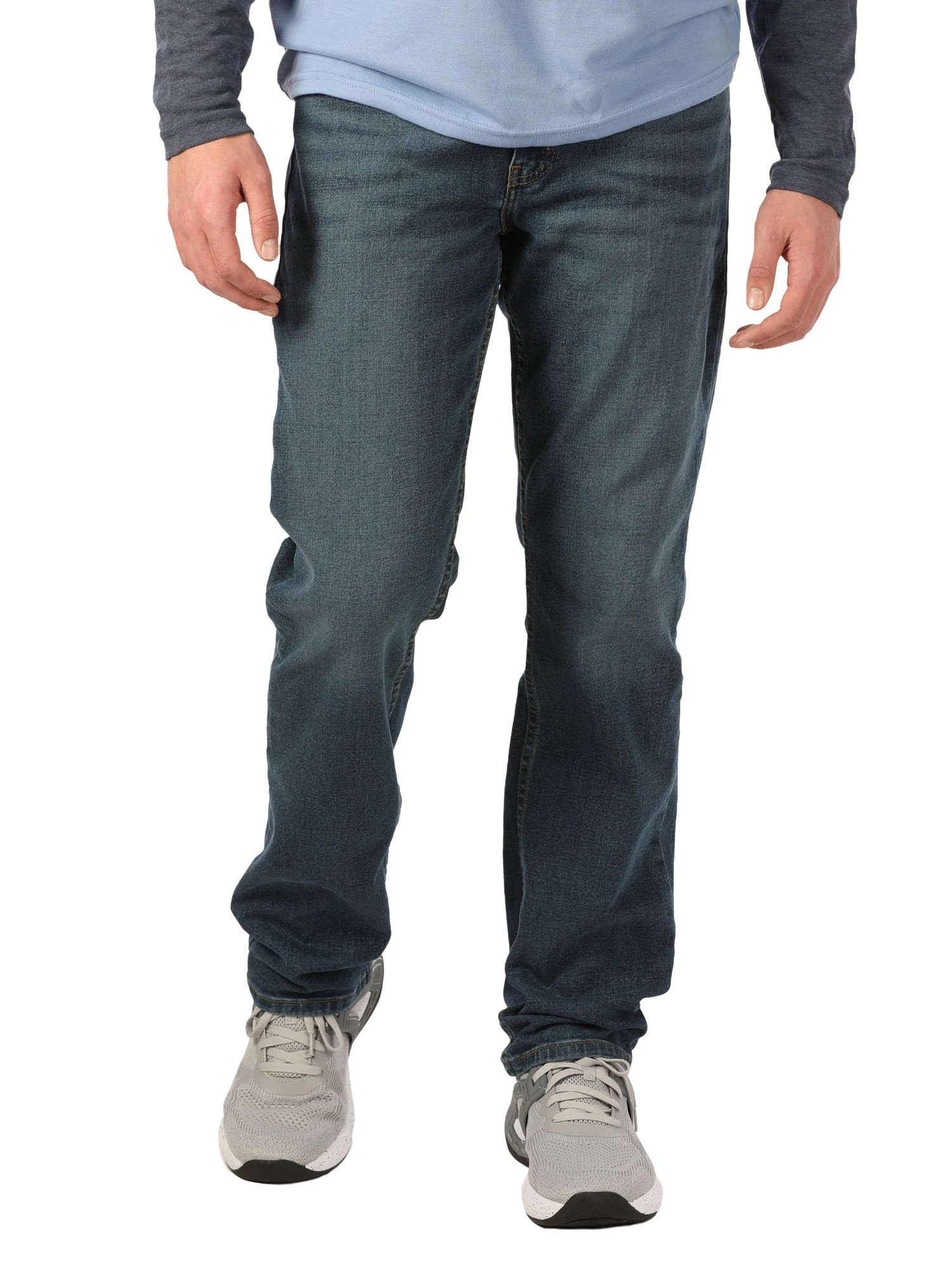 George Men's Athletic Fit Jeans Stretch Denim Pants (Blue, 28-54) mvxt7