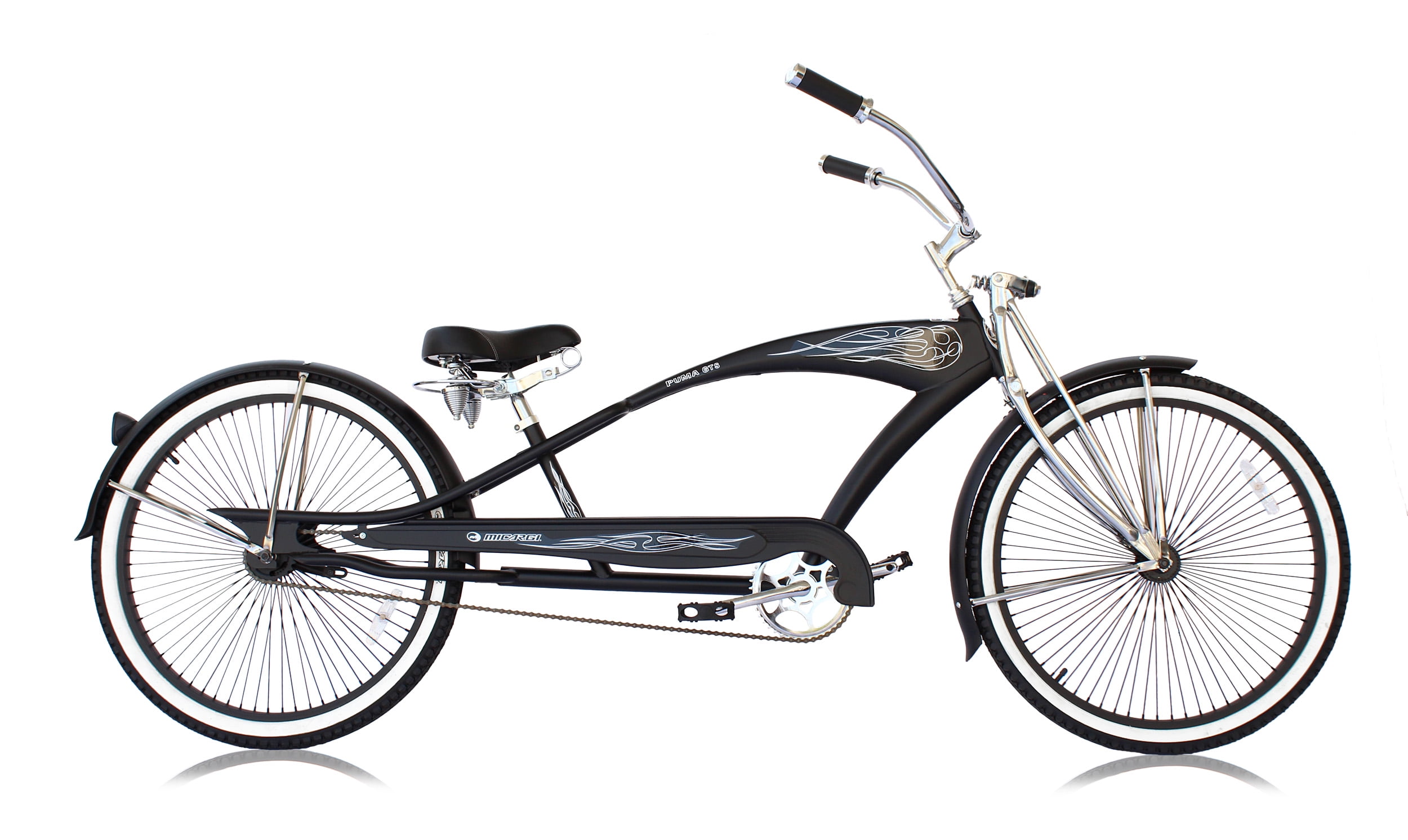 Wonder Wheels Cruiser Bike for Adults, Durable Steel Frame, Comfortable Riding Experience (Black, 26 in) 6bpbq