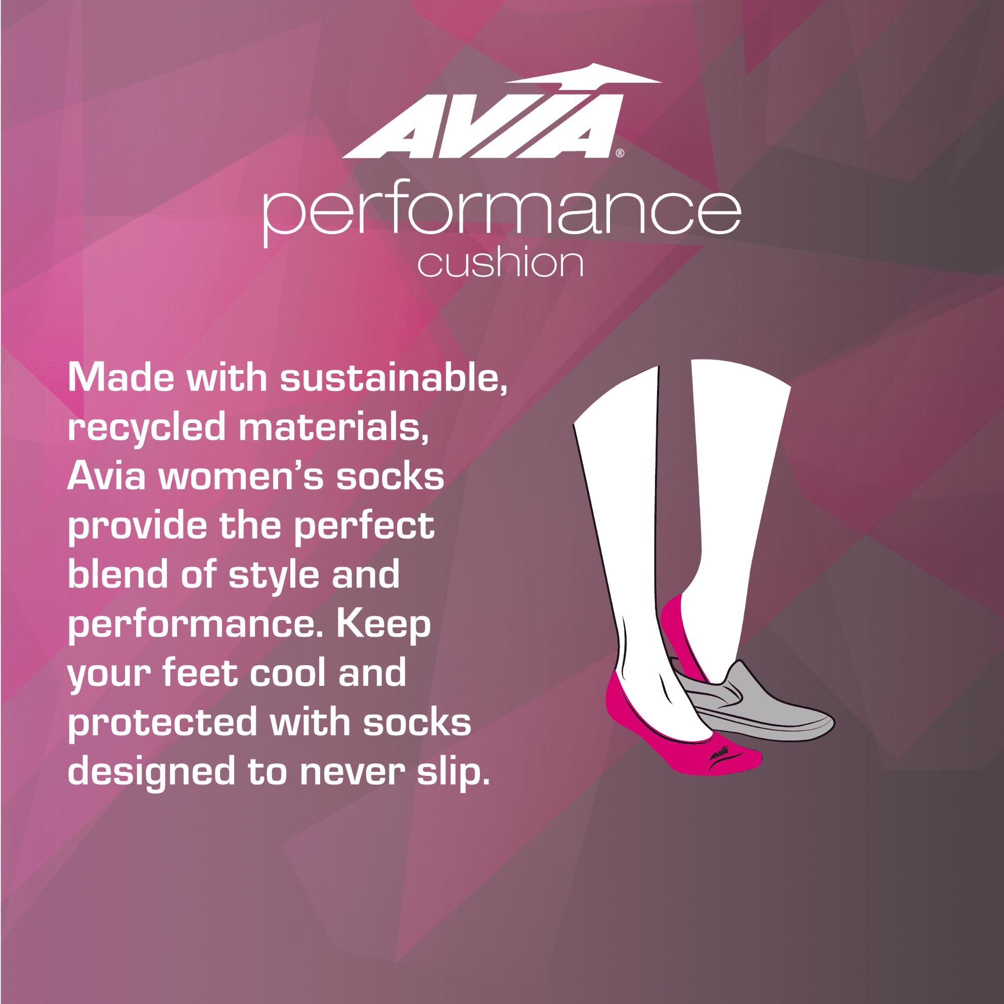 Avia Women's Performance Cushioned Low Cut Socks (Black, 10-Pack) lzwy7