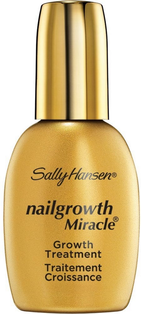 Sally Hansen Nailgrowth Miracle Serum, Strengthening Nail Treatment (Clear, 0.45 oz, Pack of 2) q74dx