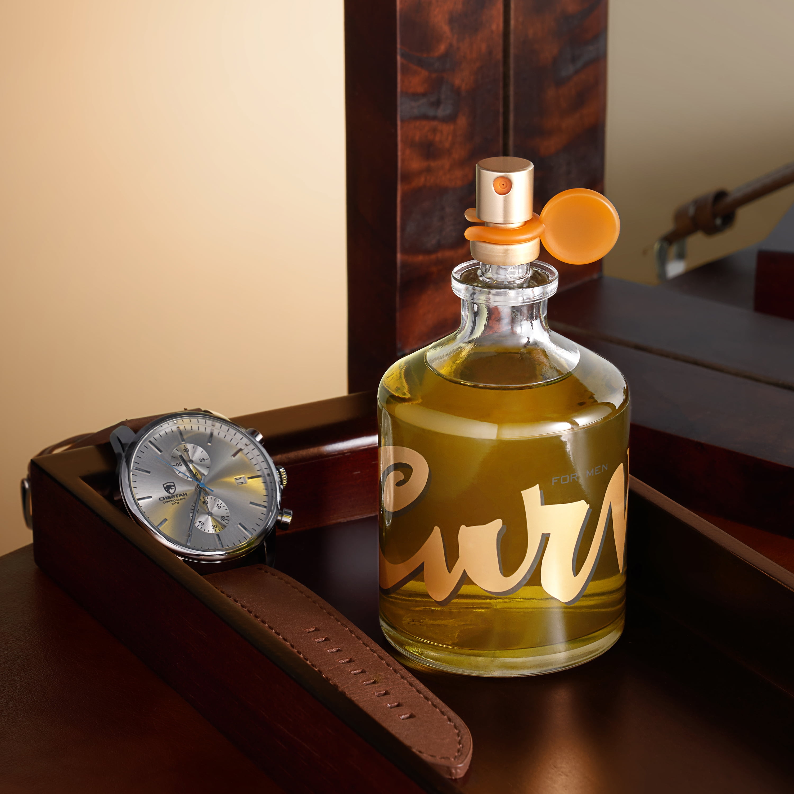 Curve for Men Cologne Spray, Masculine Woody Aromatic Fragrance (4.2 fl oz) lua9t