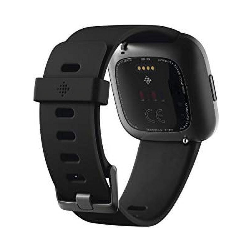 Fitbit Versa 2 Health and Fitness Smartwatch with Heart Rate Monitor (Black, One Size) 1cqsn