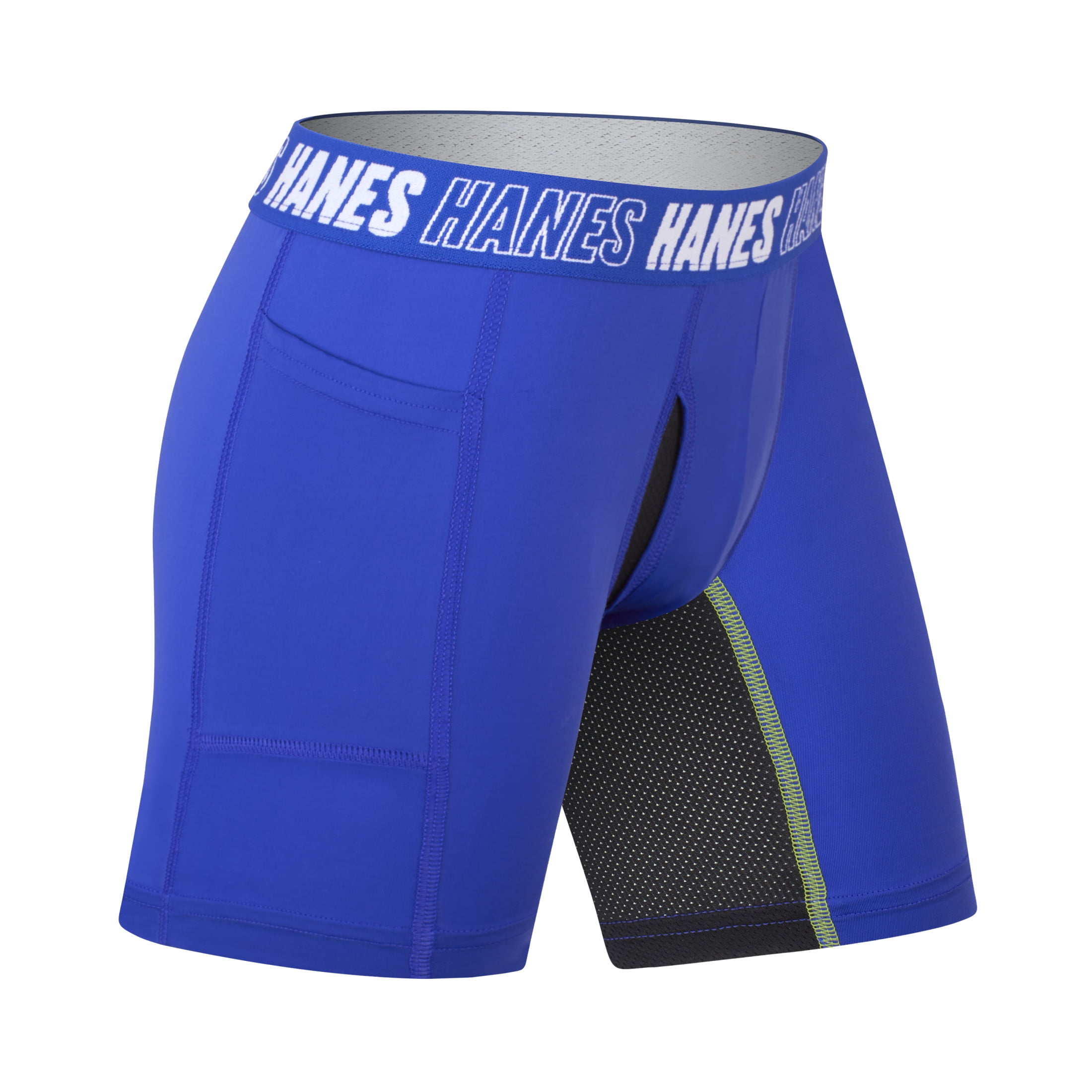 Hanes Boys Long-Leg Boxer Briefs, Moisture-Wicking Anti-Chafing Underwear (Grey, 5-Pack) rz3l4