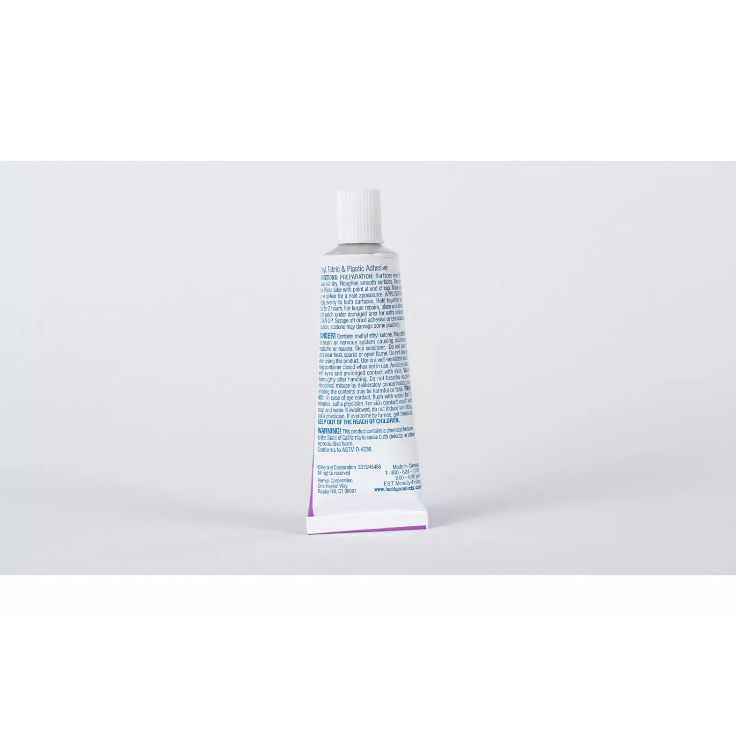 Loctite Vinyl Fabric and Plastic Flexible Repair Adhesive (Clear, 1 fl oz) izw69