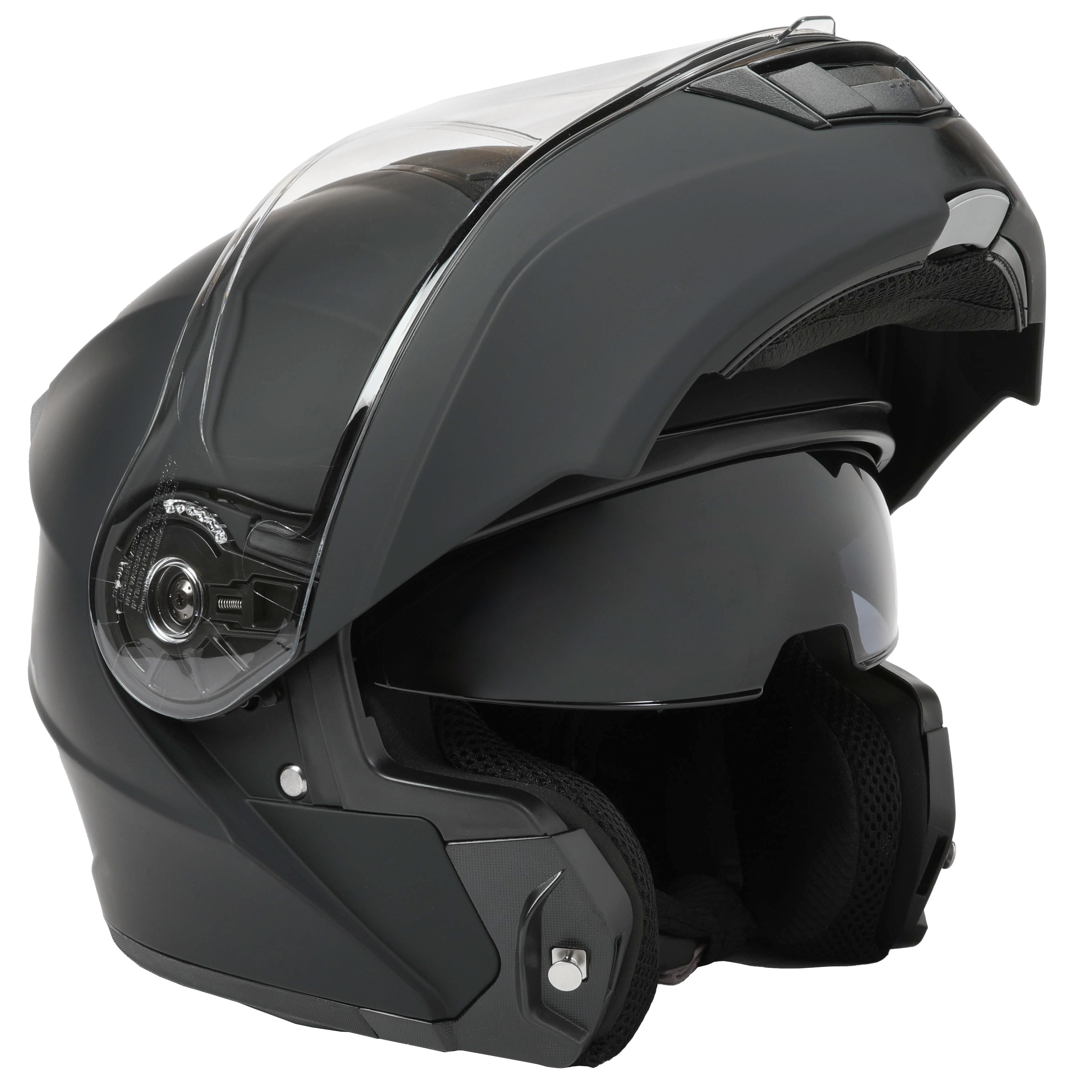 Fuel Helmets ACE Modular Motorcycle Helmet (Black, X-Large) hbc74 - Image 2