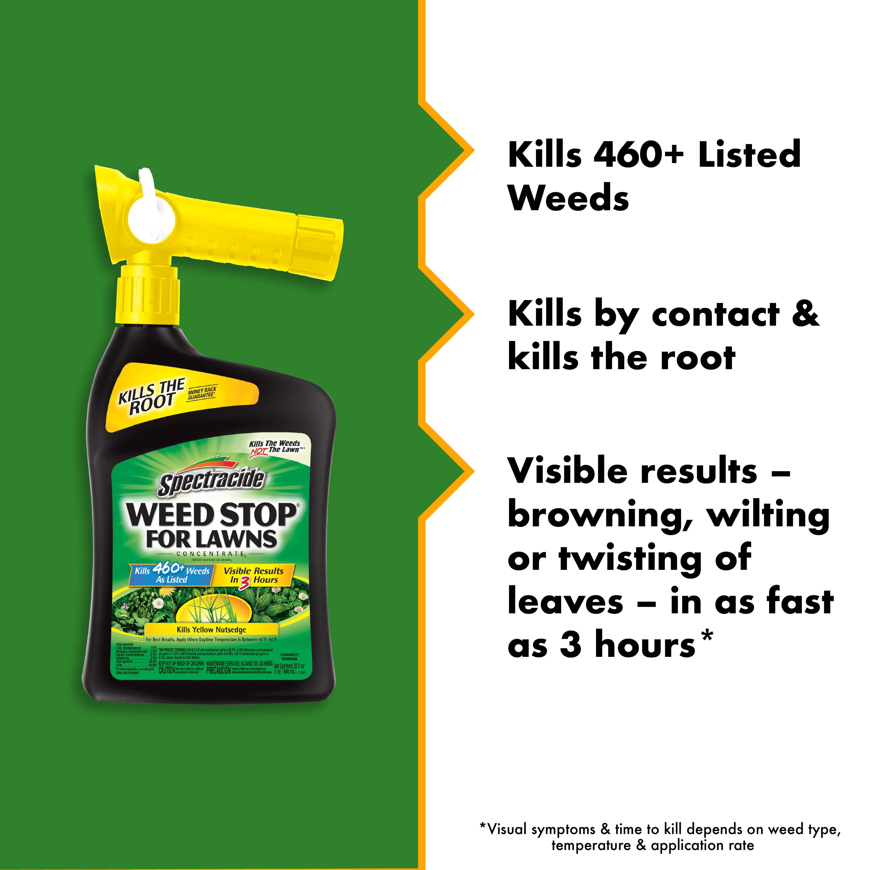 Spectracide Weed Stop for Lawns Ready-to-Spray Concentrate (32 oz) 7la8u