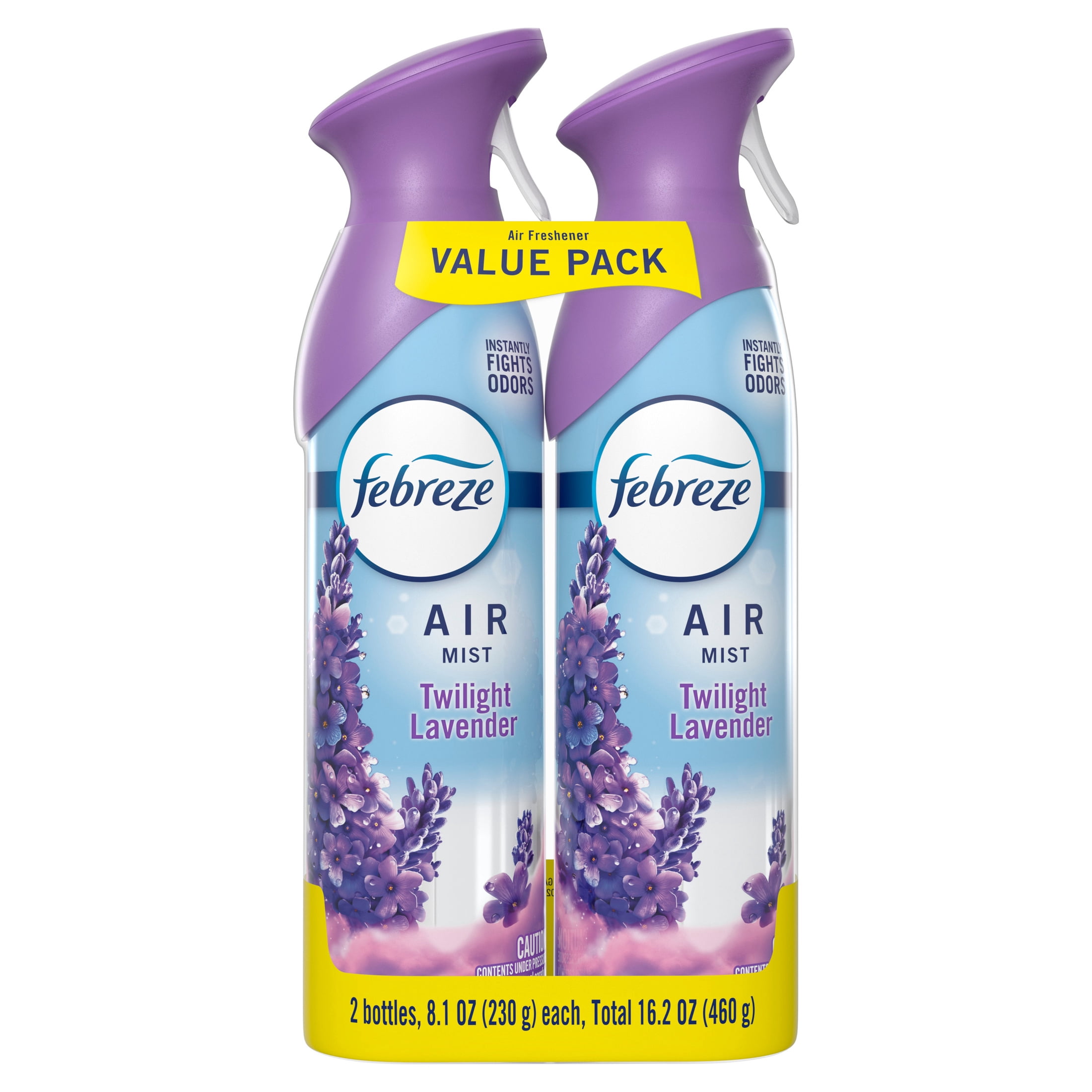 Febreze Air Mist Air Freshener Spray, Odor Eliminator, Twilight Lavender (8.1 oz, 2 Count) 1t9io