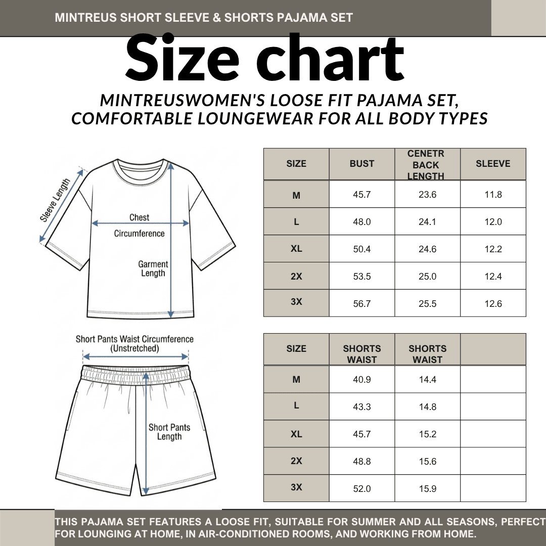 MINTREUS Womens Pajamas Set 2 Piece Knit Lounge Sleepwear with Pockets (Black, M-3XL) zqdbf