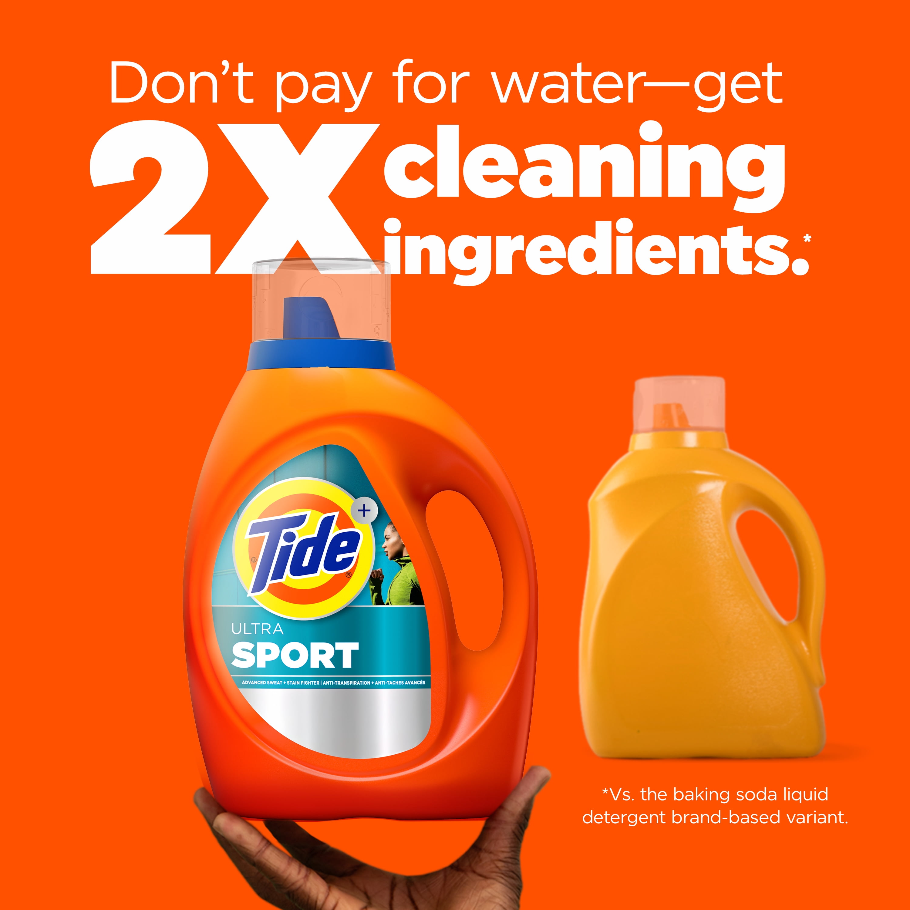 Tide Ultra Sport Liquid Laundry Detergent, Advanced Sweat and Stain Fighter (117 fl oz, 83 Loads) xem91