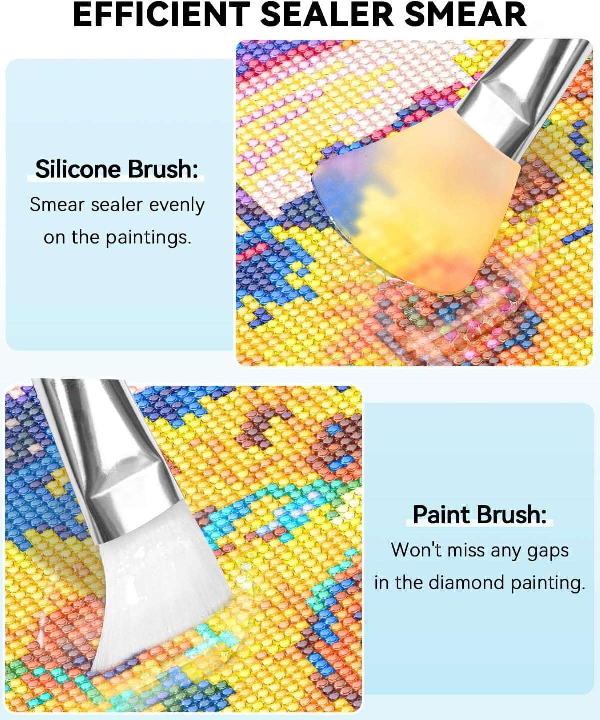 ARTDOT Diamond Art Glue Sealer for Diamond Painting (Clear, 16 oz) tlv6t