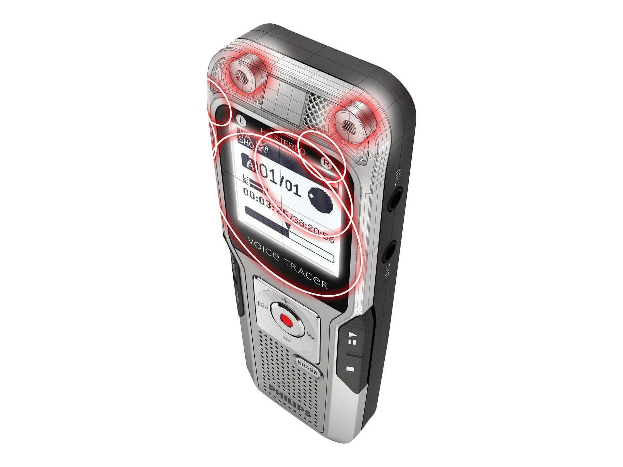 Philips Voice Tracer Digital Recorder with AutoAdjust Recording (Black, 32 GB Capacity) iduik - Image 2