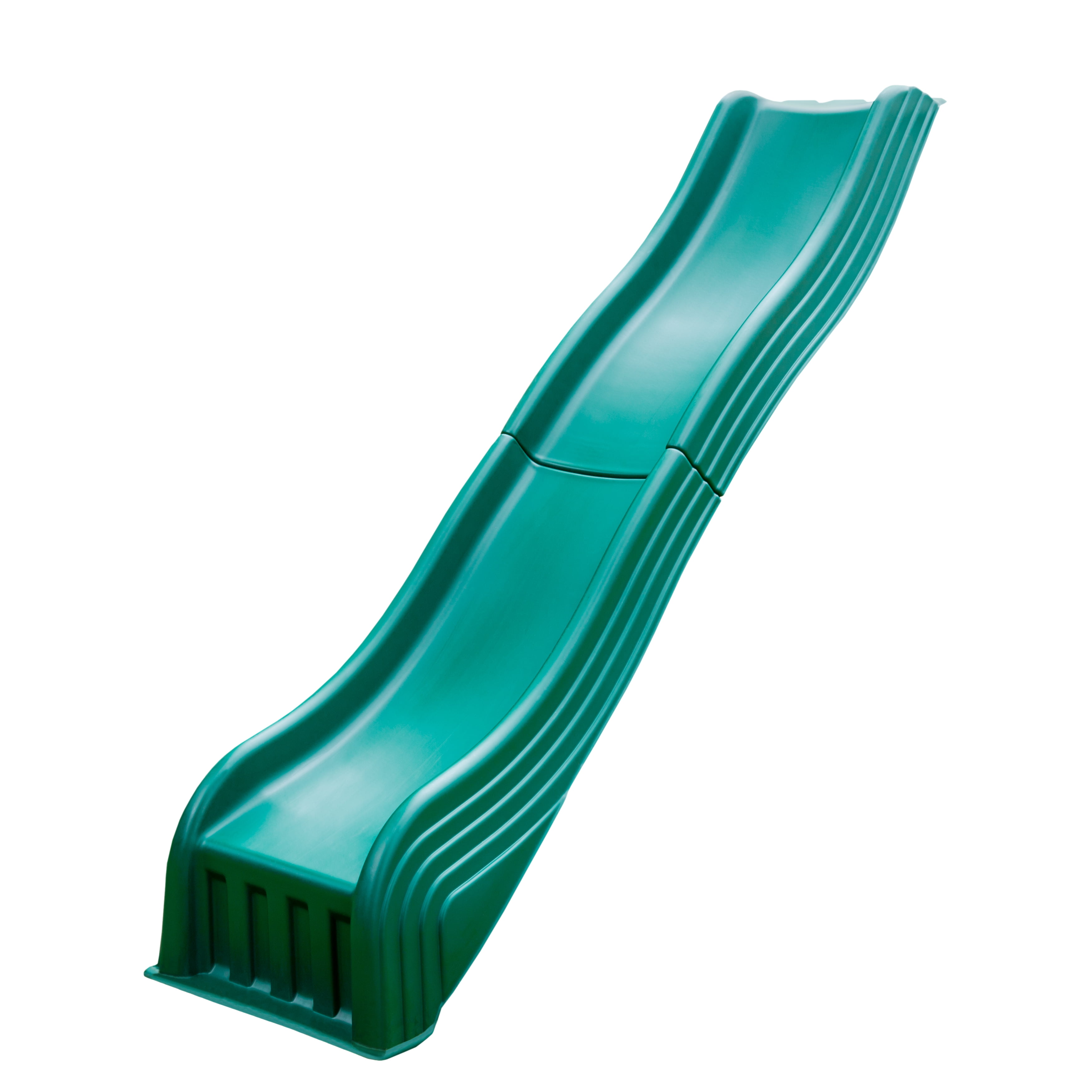 Swing-N-Slide Cool Wave Plastic Slide for 4 ft Deck Heights (Green, 90 in L x 21 in W) i77g4