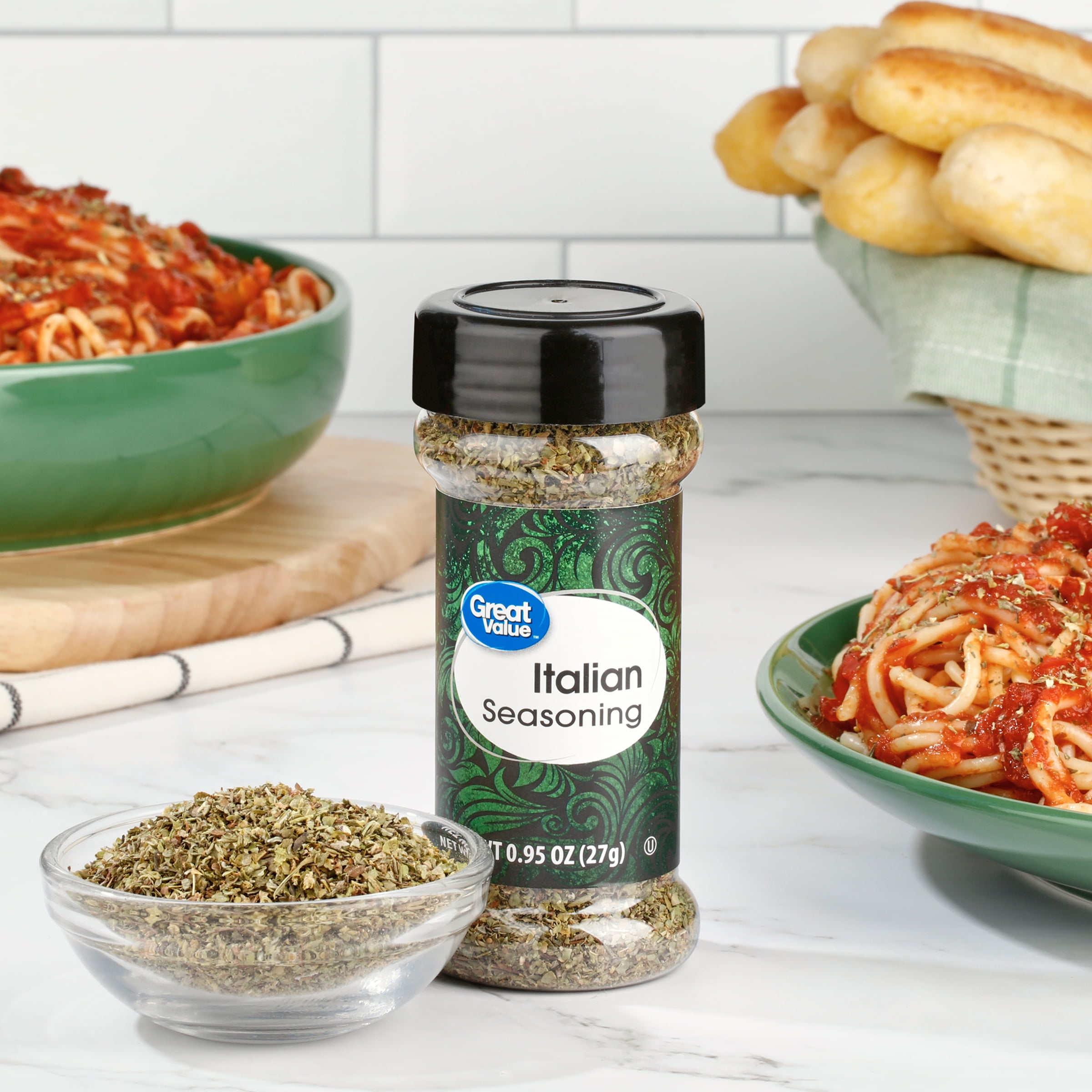 Great Value Italian Seasoning, Aromatic Herb Blend for Chicken and Pork (0.95 oz) aykhx