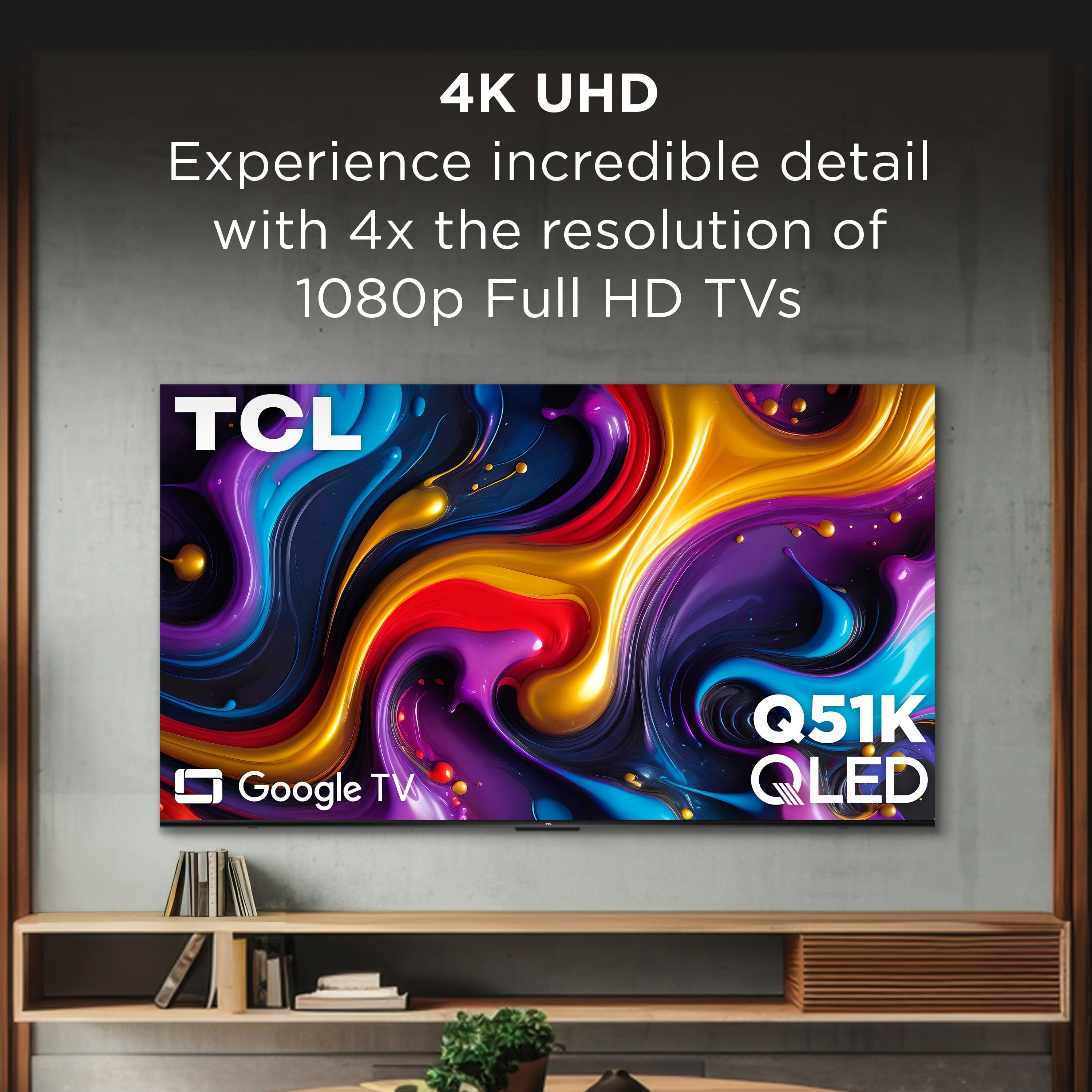 TCL 85-inch Q Series QLED 4K UHD HDR Smart Google TV (Black, 85 in) vd3vx