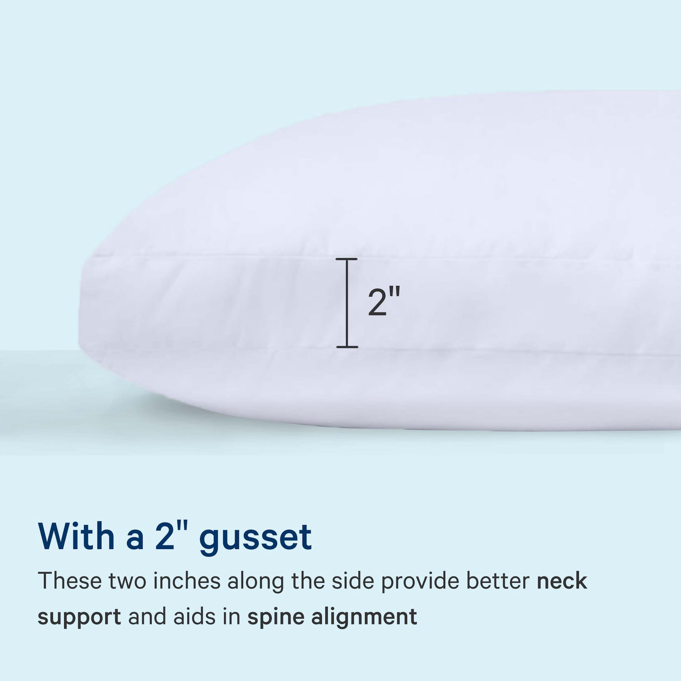 Casper Sleep Essential Pillow, Breathable Down Alternative Support (White, Standard) 4yk5k