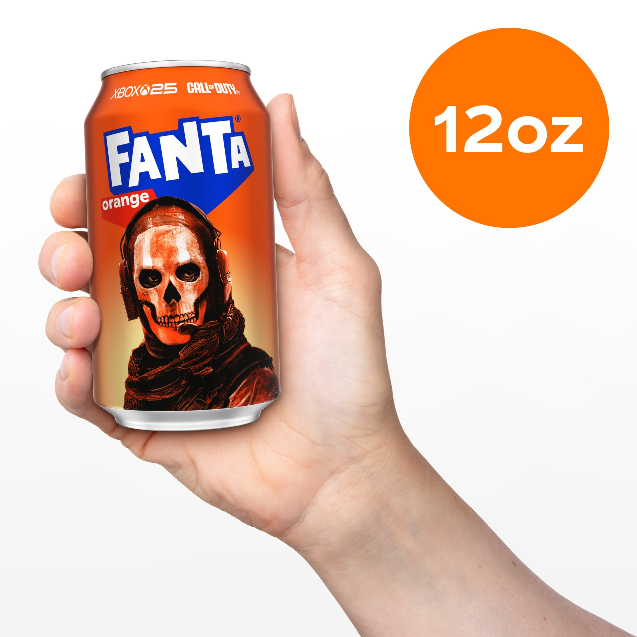 Fanta Orange Soda Pop, Refreshing Fruit Flavored Soft Drink (Orange, 12 fl oz, 12 Pack) 7wowa