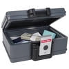 First Alert Fire-Resistant Security Safe with Key Lock (Gray, 0.17 cu ft) 60wwq