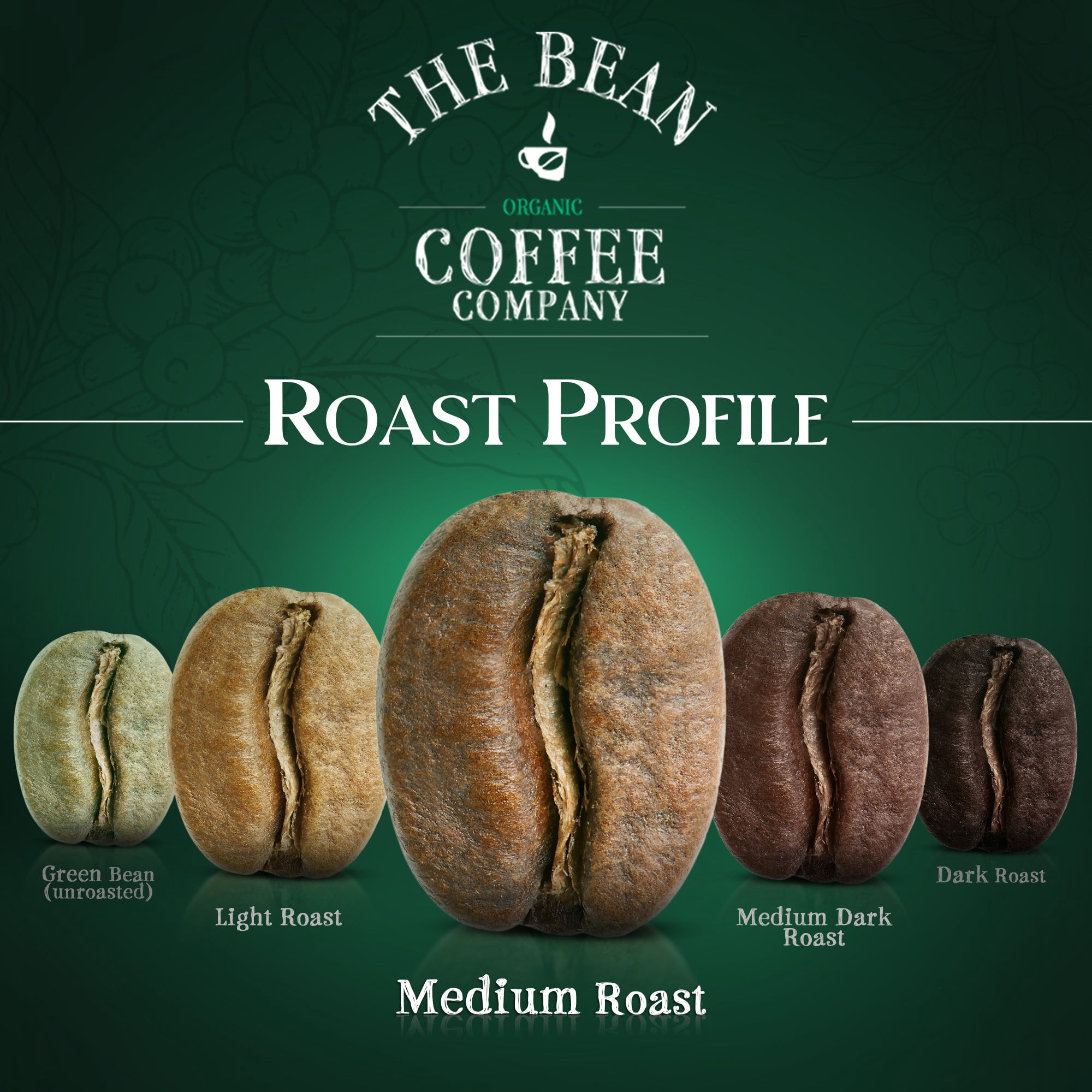 The Bean Organic Coffee Company Irish Cream Medium Roast Ground Coffee (32 oz) 8uq1p