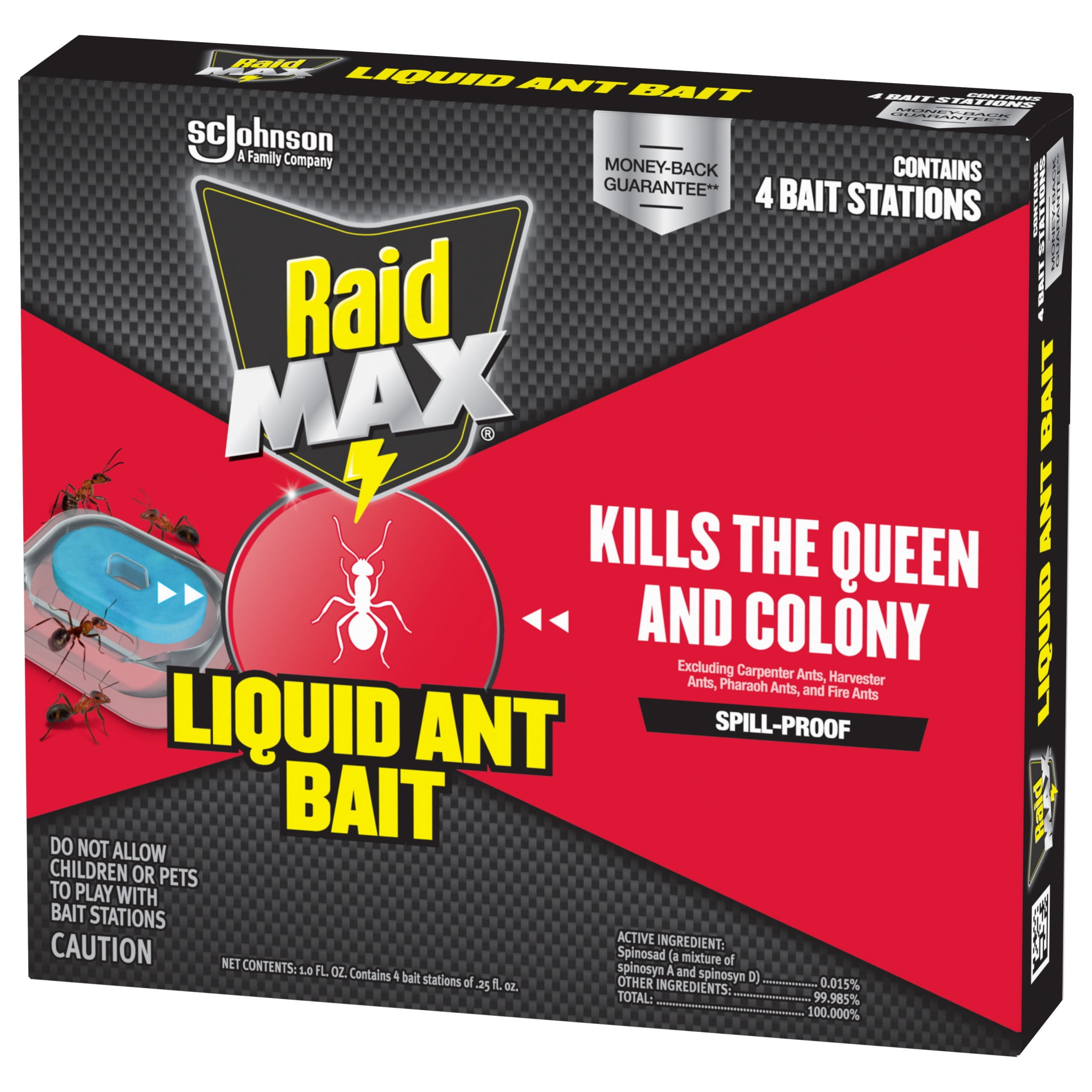 Raid MAX Liquid Ant Killer Bait Stations (Indoor and Outdoor Use, 4 Count) 01tp1
