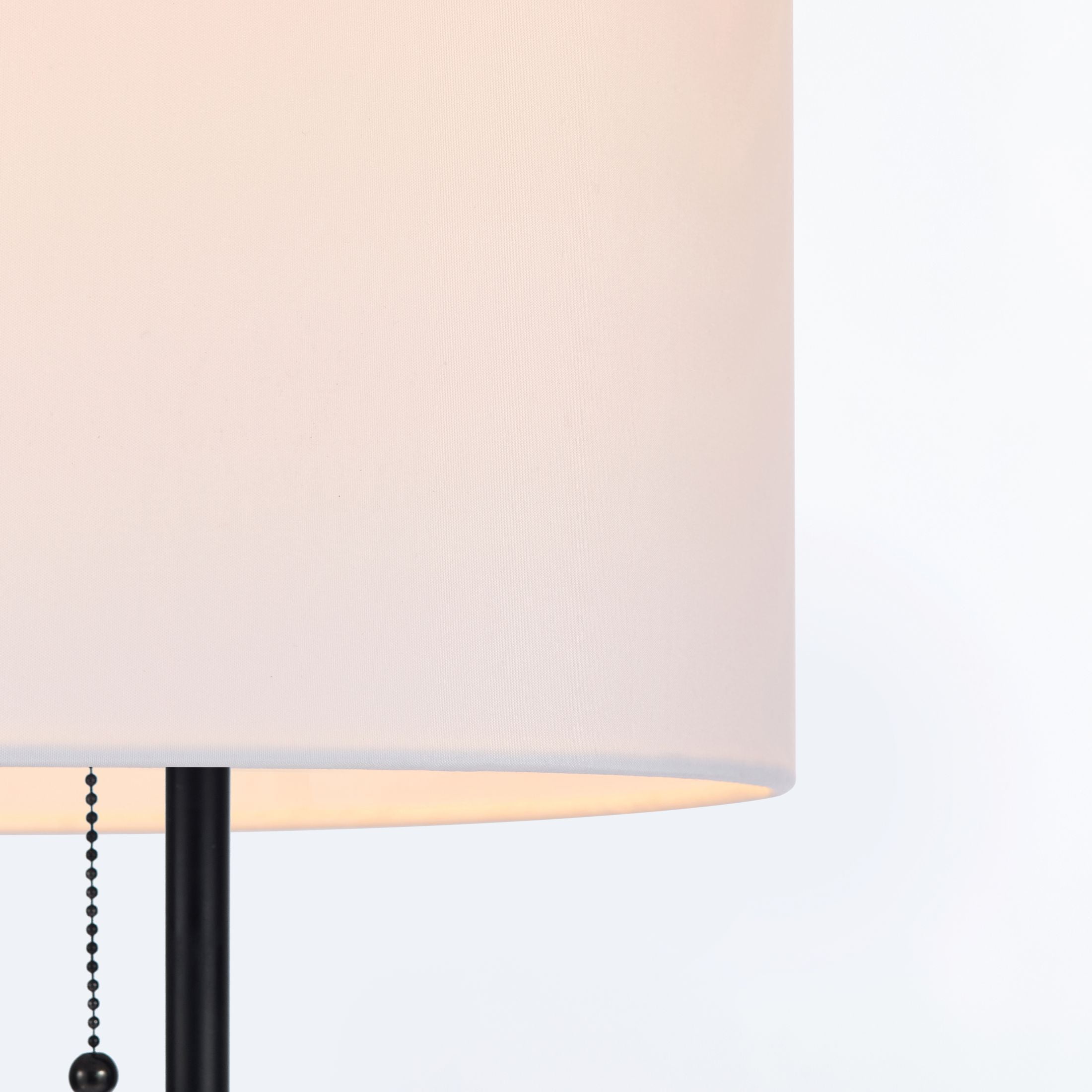 Kawoti Adjustable Height Floor Lamp, Modern Standing Lamp for Living Room and Office (Matte Black, 64.5 in) yl7vs
