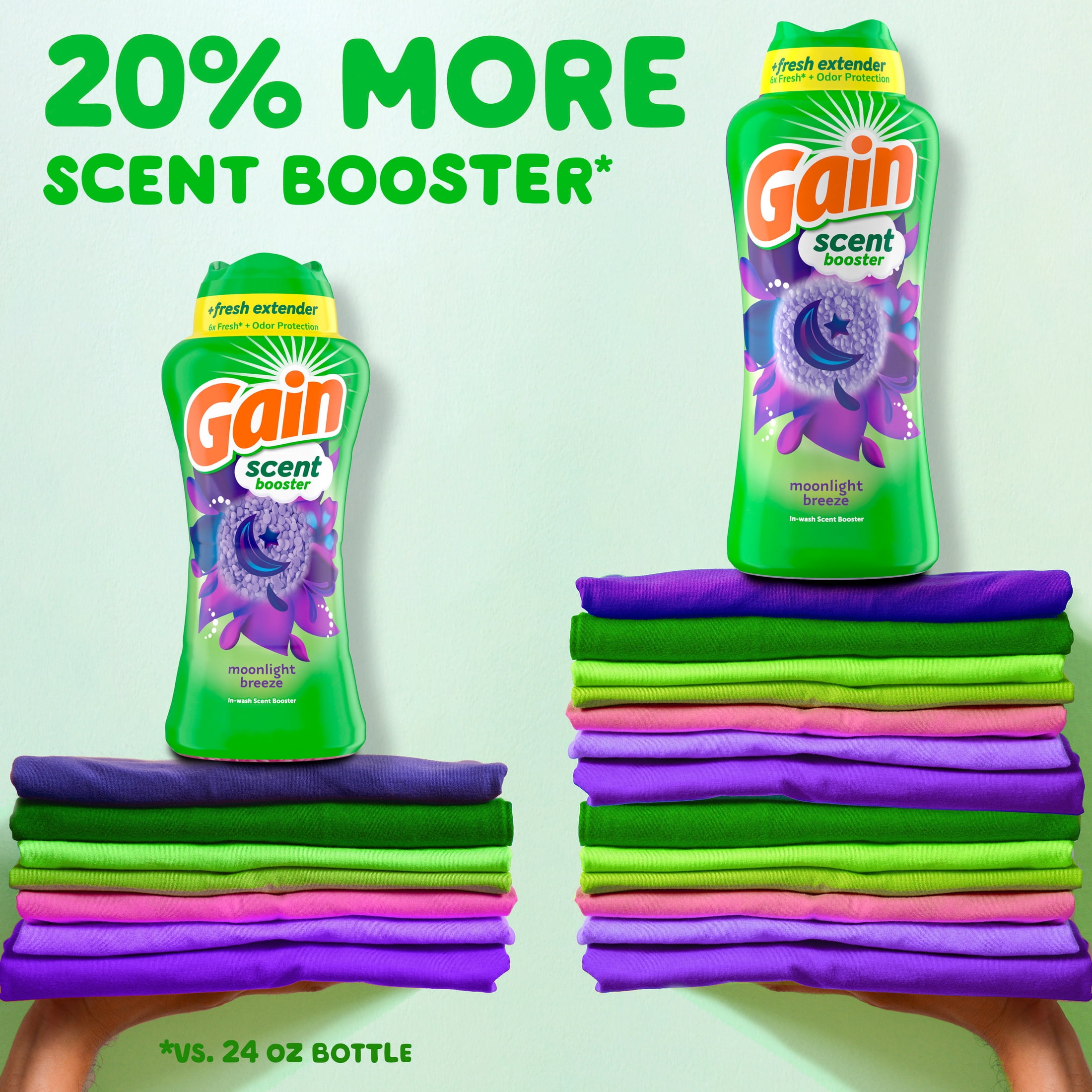 Gain Fireworks In-Wash Laundry Scent Booster Beads, Moonlight Breeze (30.1 oz) pl48r