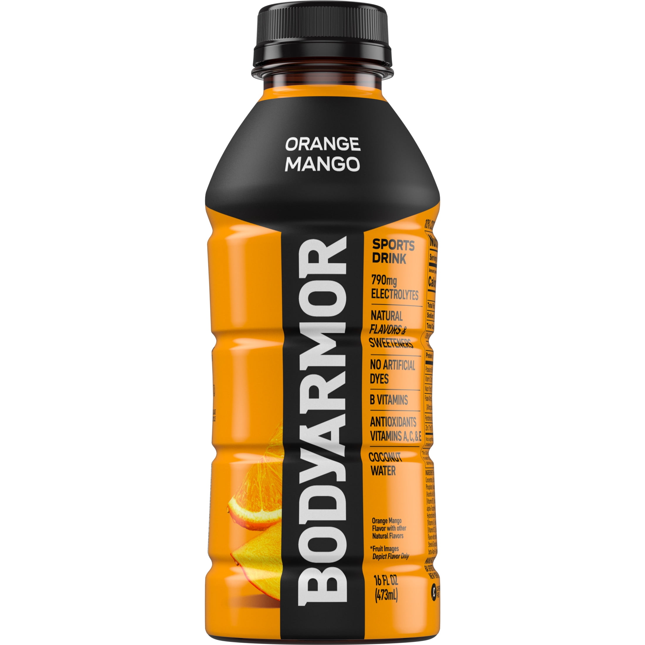 BODYARMOR Sports Drink Electrolyte Beverage Orange Mango (Orange, 16 fl oz) xf10o