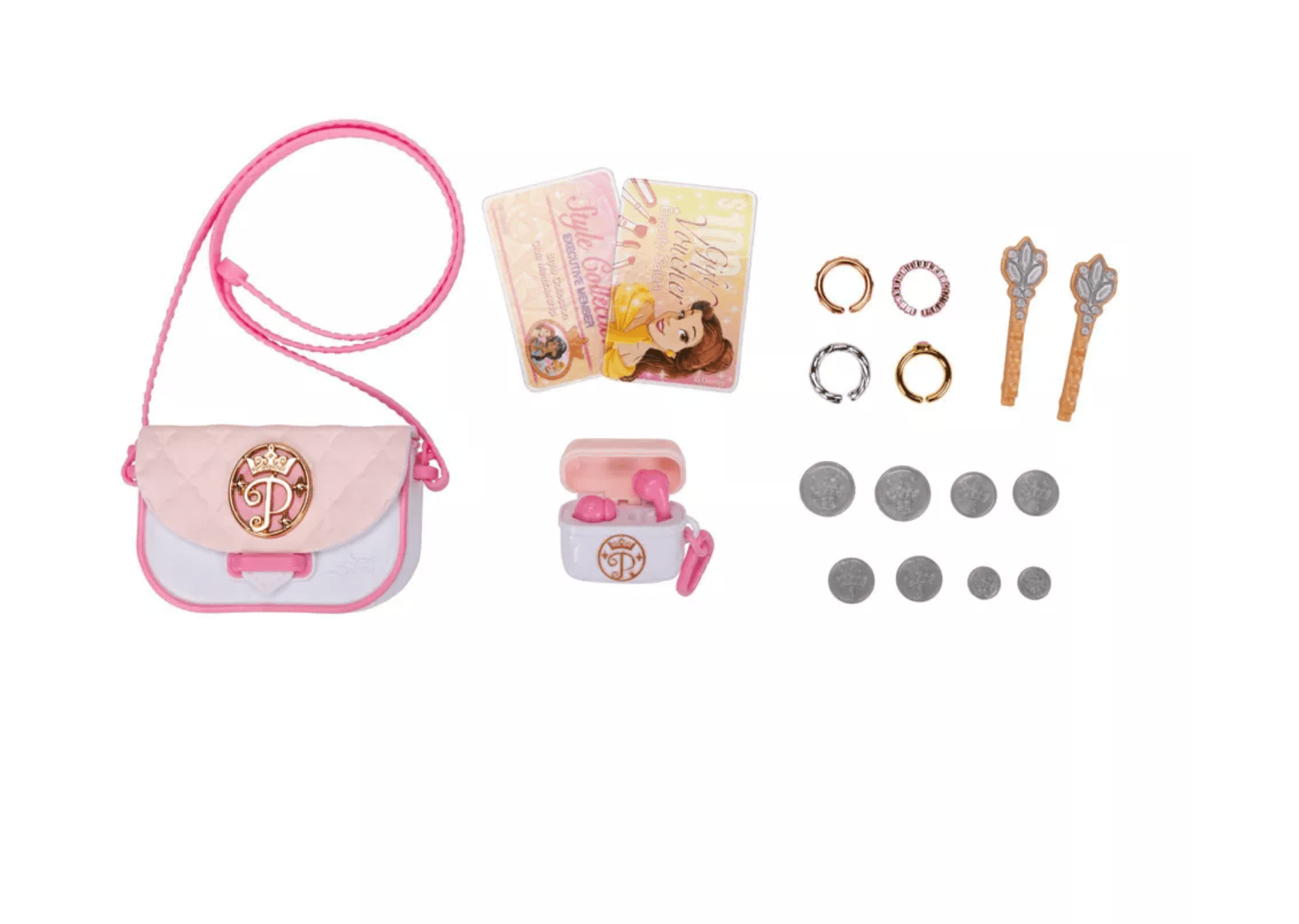 Disney Princess Style Collection Chic Petites Fashion Accessory Set (Multi-color, 9 Piece Set) c6yzd