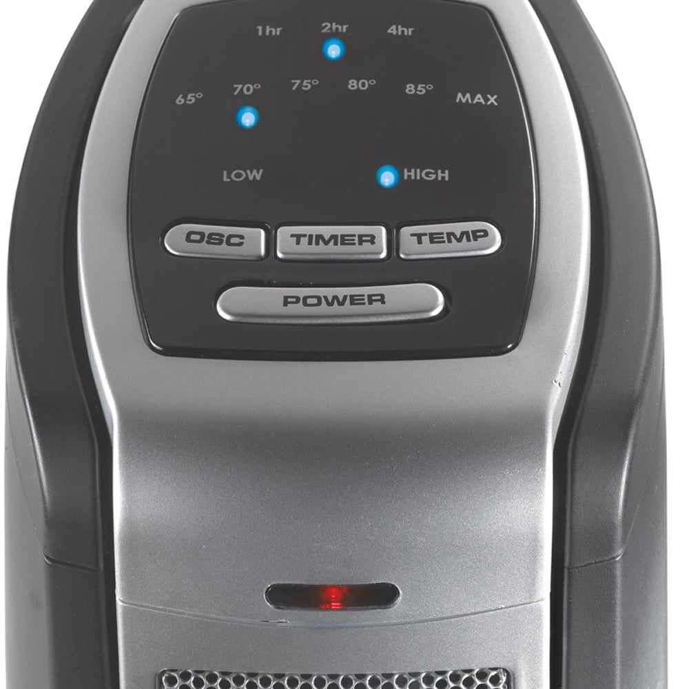 Lasko 1500W Electric Oscillating Ceramic Tower Space Heater with Remote (Black, 1 Unit) jvah5