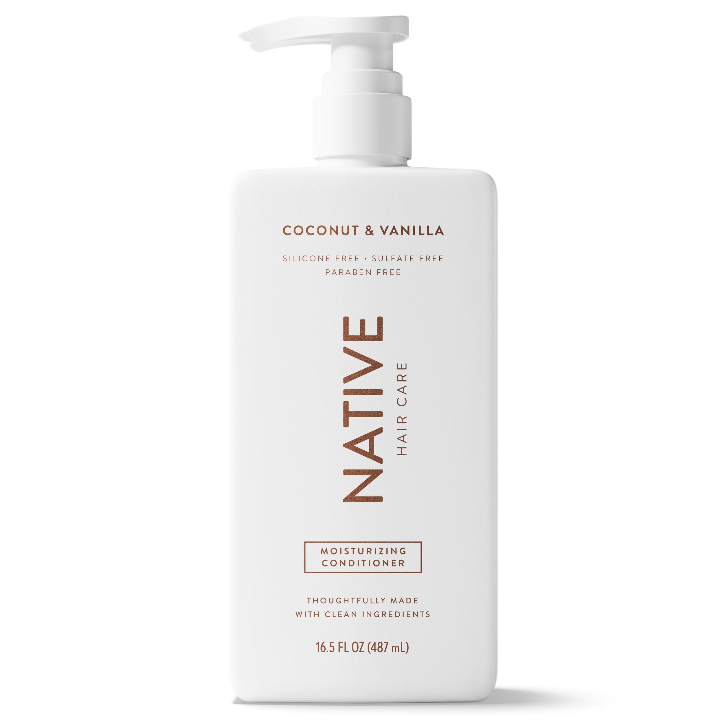 Native Moisturizing Conditioner, Coconut and Vanilla Scent, Hydrating Formula for Shiny Hair (16.5 fl oz) qcmyu