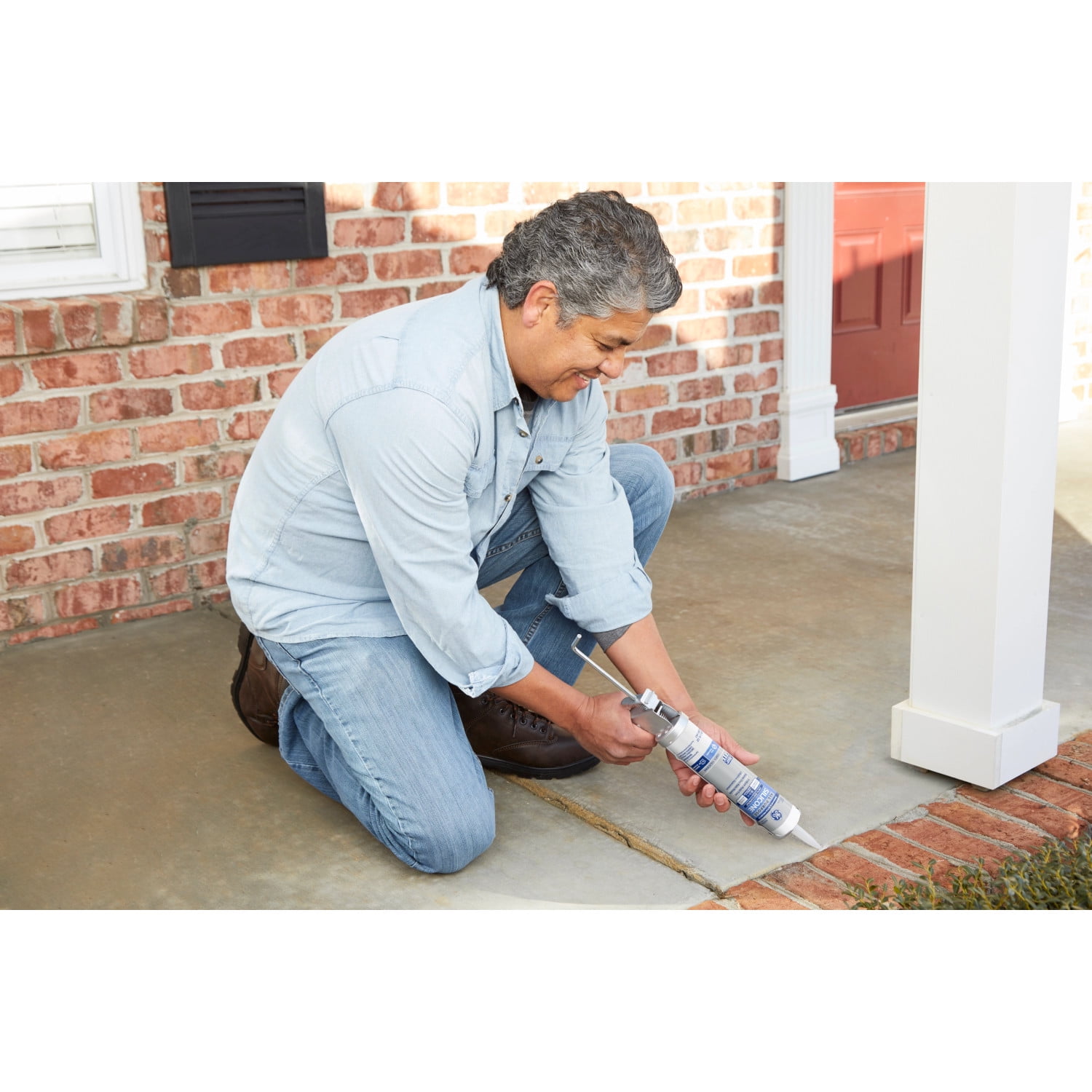 GE Silicone 1 All Purpose Waterproof Sealant (Clear, 10.1 oz) 14xl7