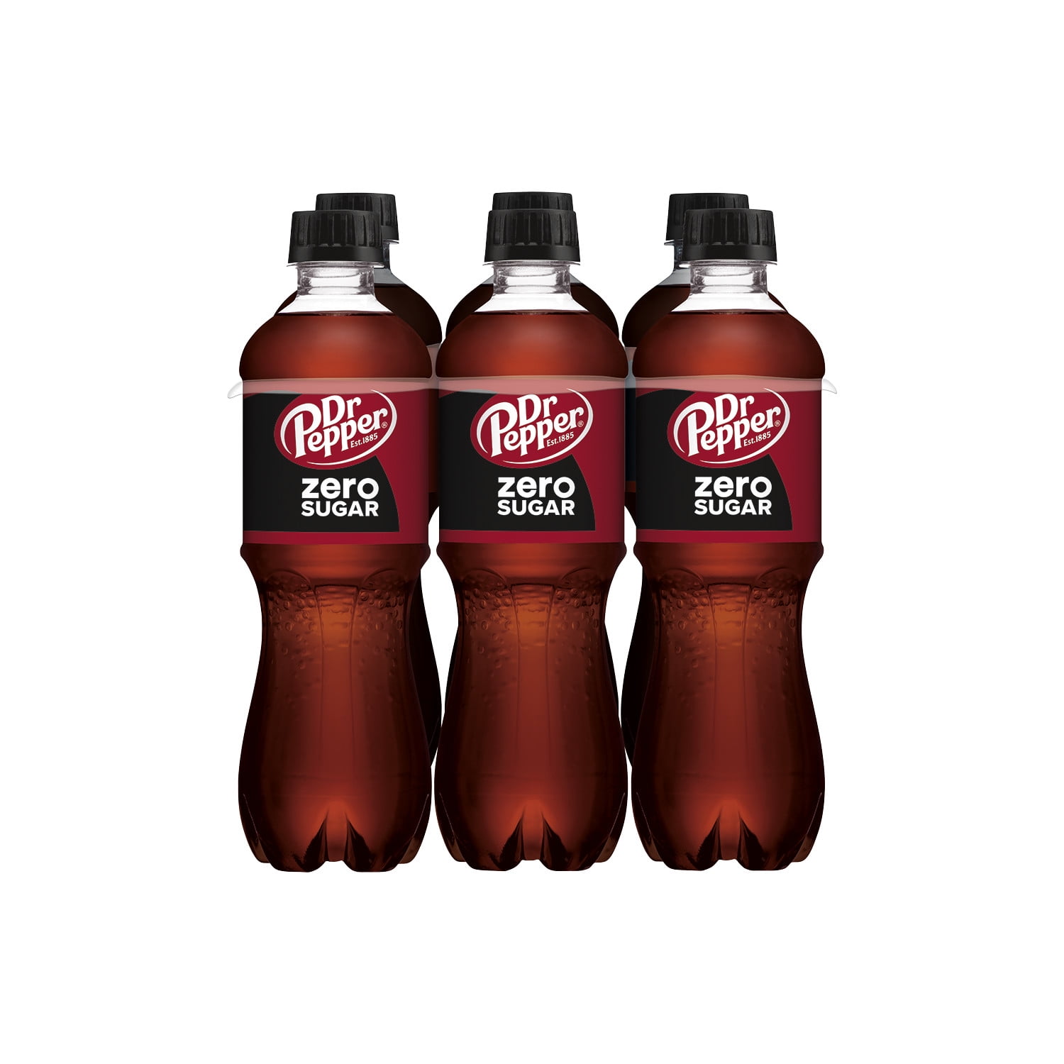 Dr. Pepper Zero Sugar Soda, Refreshing Carbonated Beverage (16.9 fl oz, 6 Pack) 5ugde